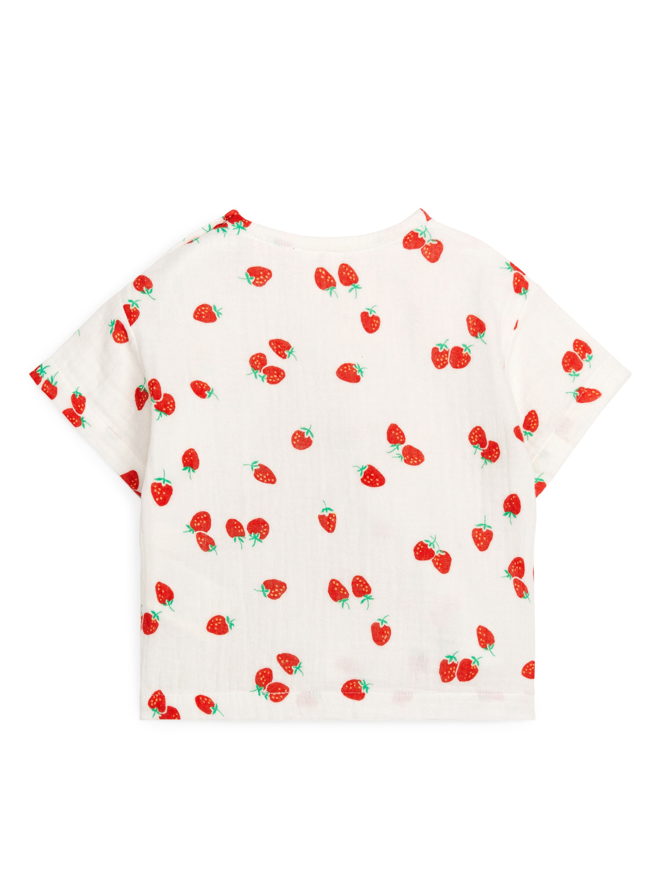 Grotere afbeelding bekijken: T-shirt van katoenen mousseline - Wit - KINDEREN | H&M NL 2