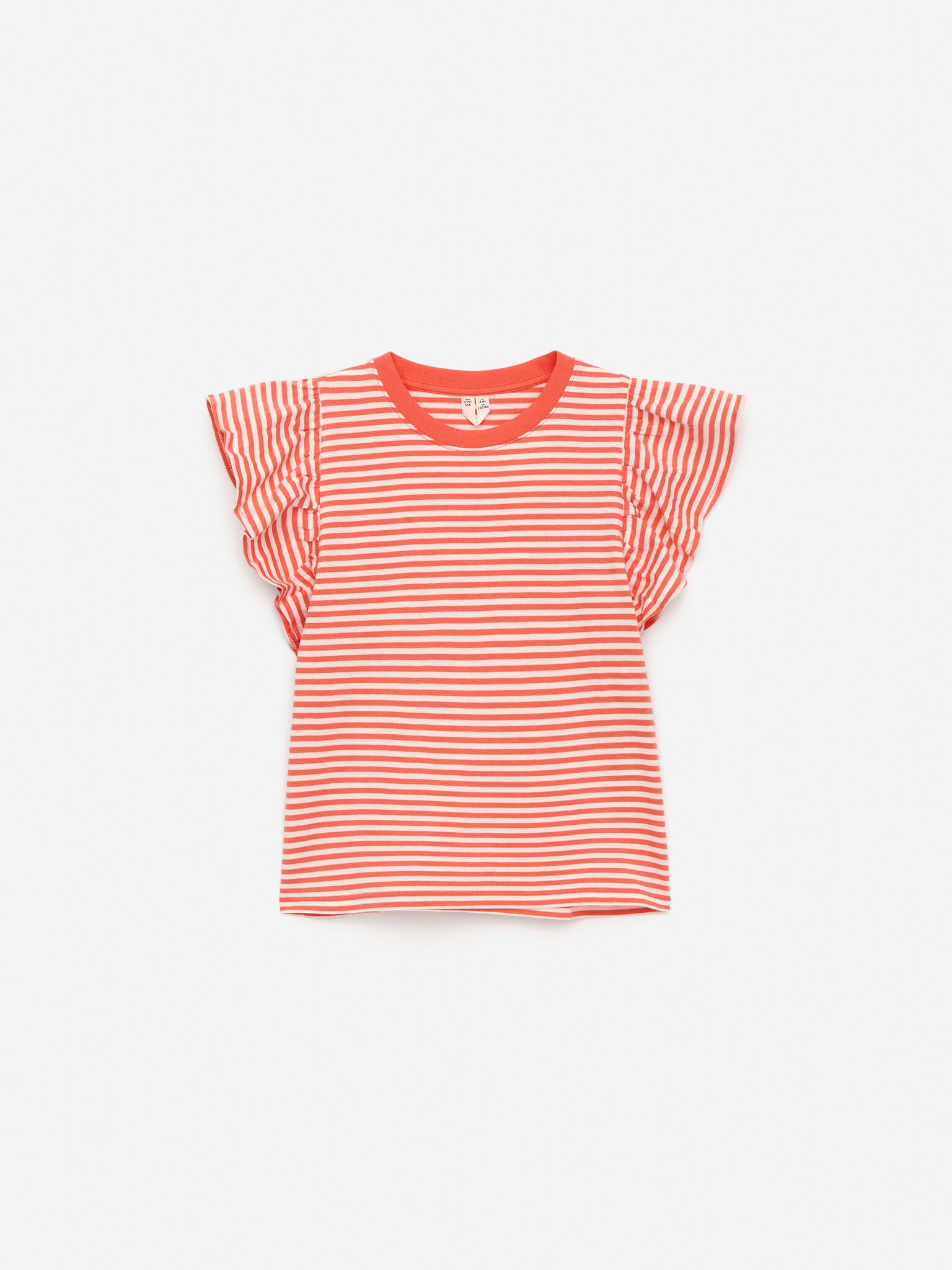 Haut volanté - Orange/Blanc/Blanc/Bleu foncé/Blanc