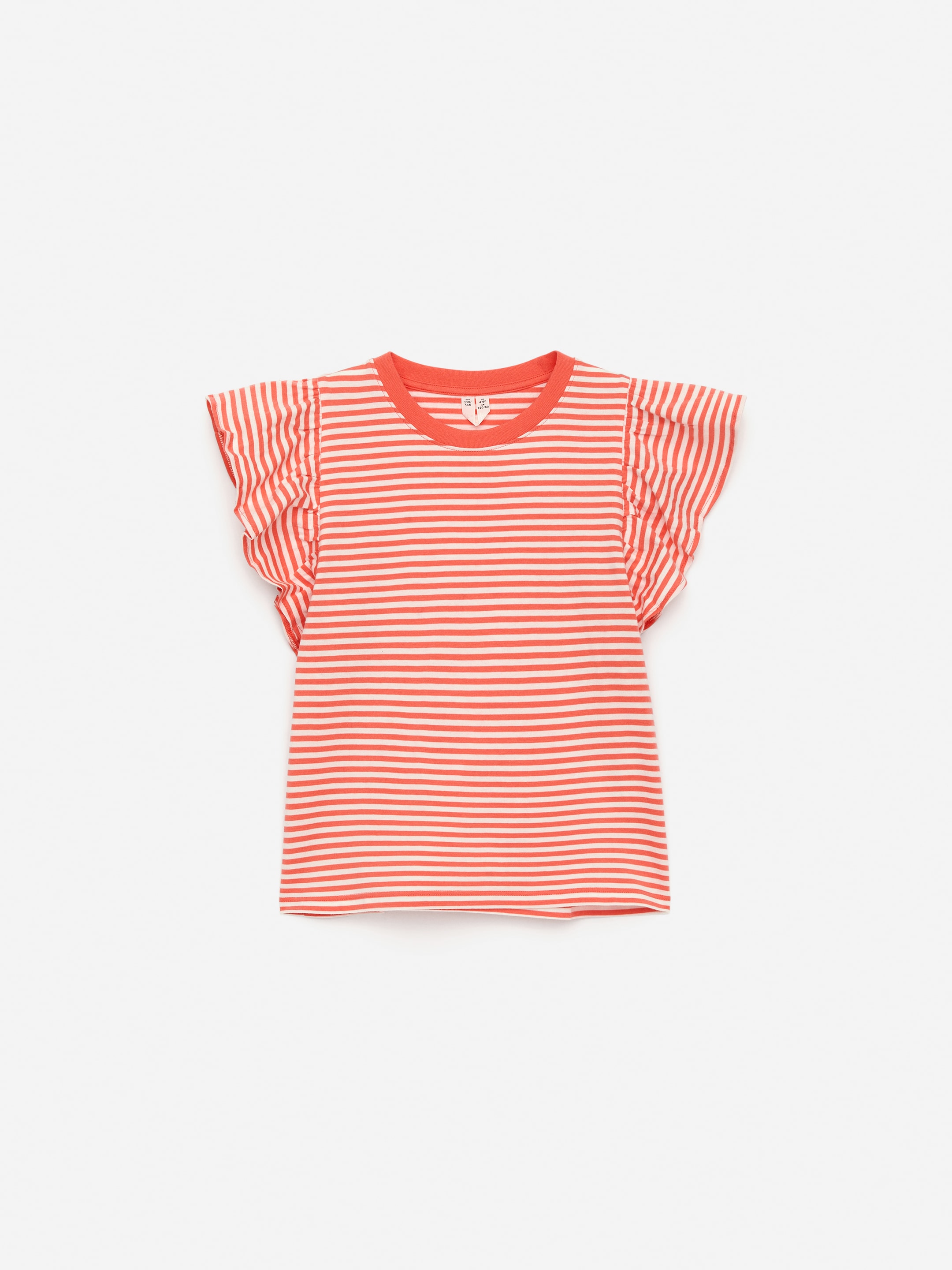 Frill Top - Orange/White - Regular fit - Children - StillMedia/DescriptiveStillLife - 2