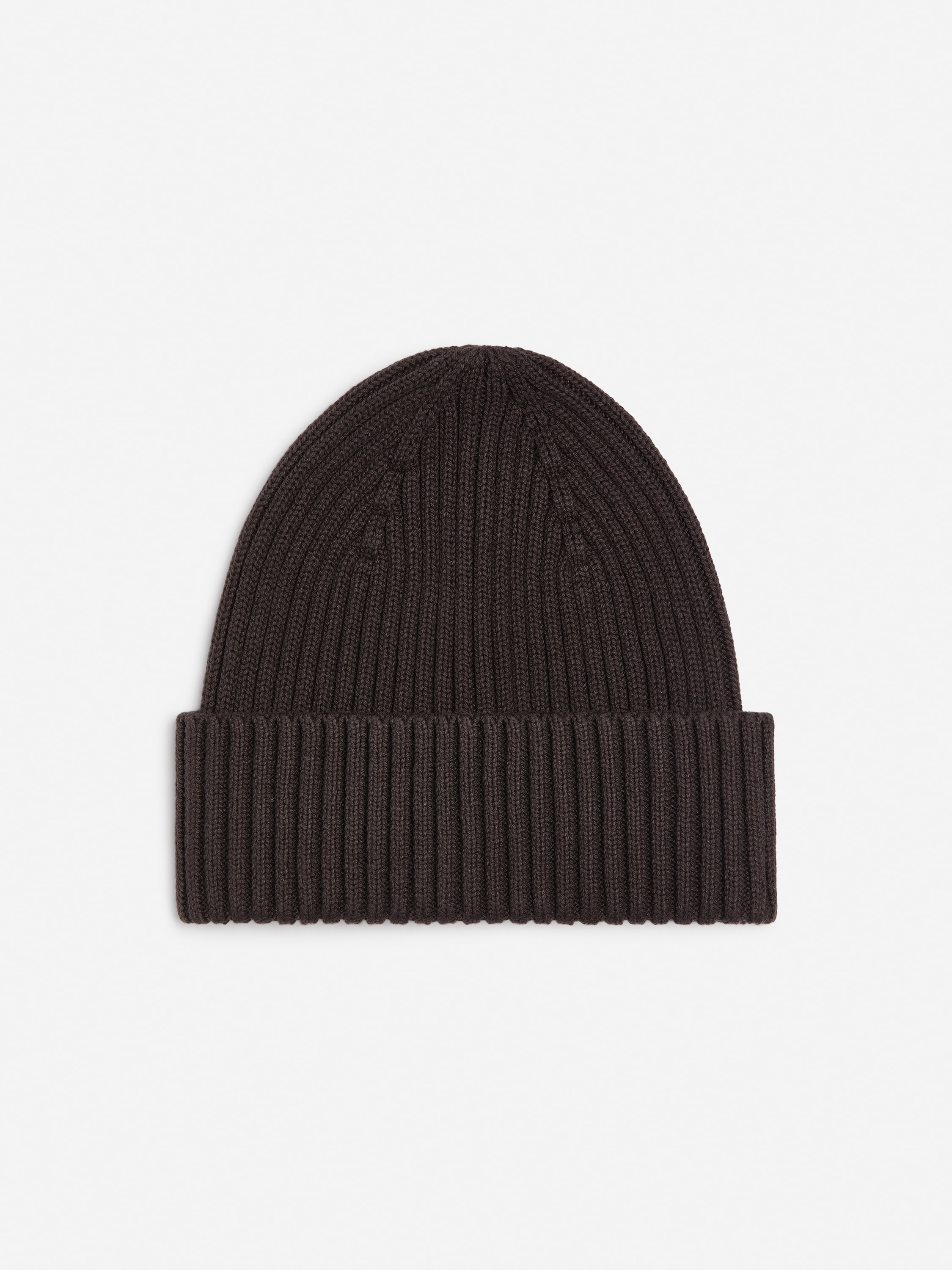 Ribbstickad beanie - Mörkbrun/Rosa/röd/Grön/Lila/grön/Blå/Mörkblå
