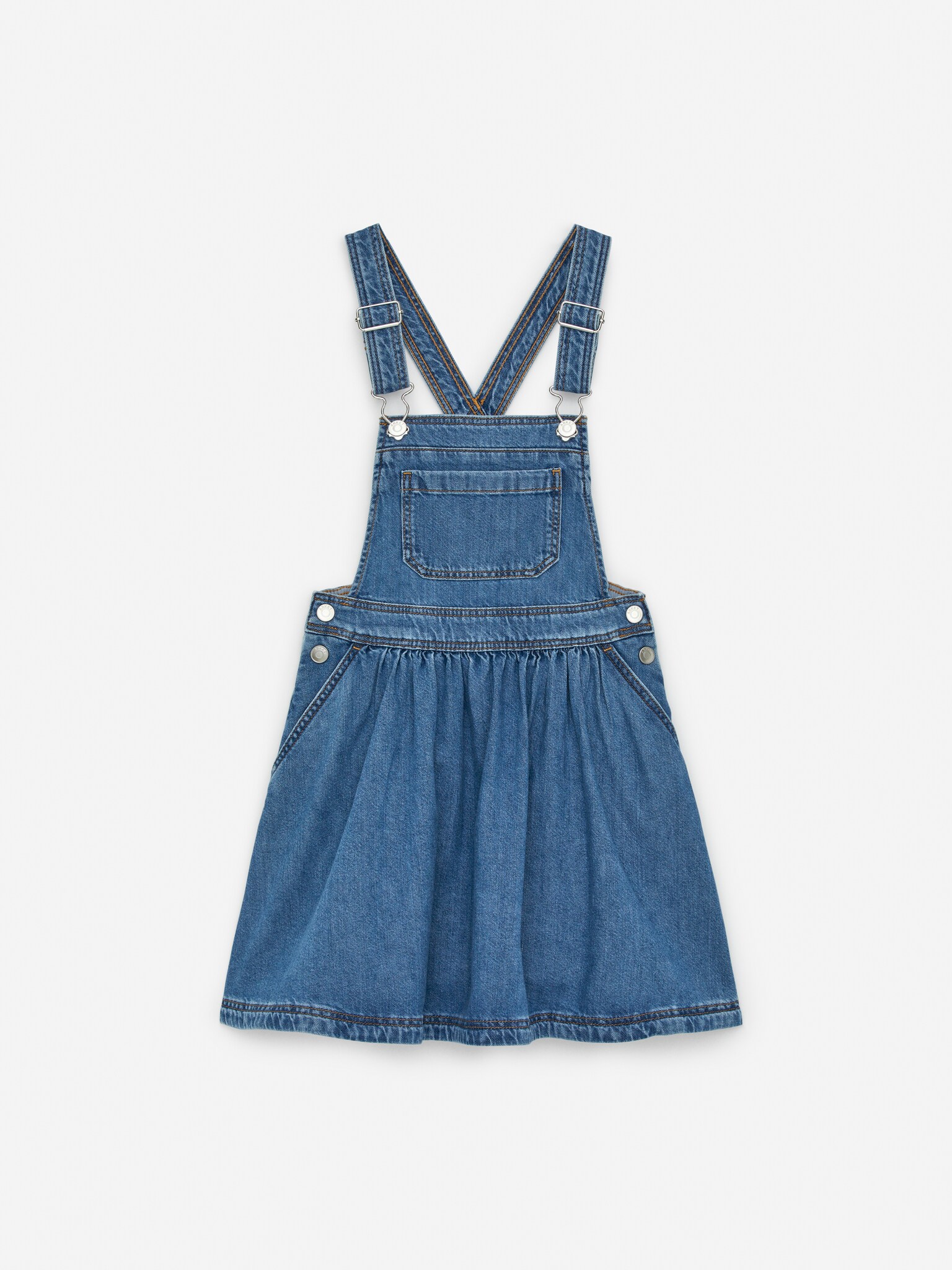 Dungaree Dress - Blue