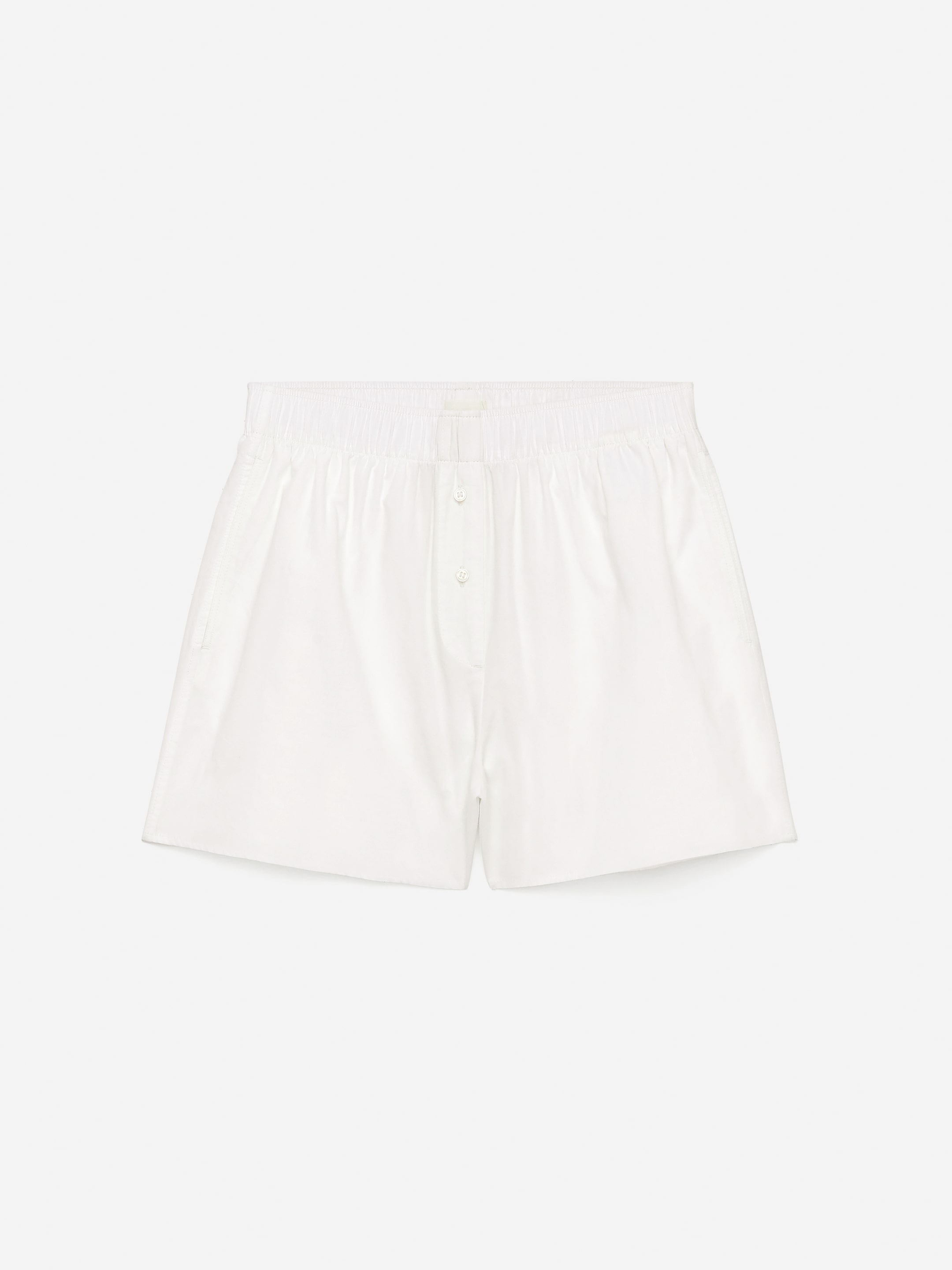 Cotton Shorts - White - Regular fit - Women - StillMedia/DescriptiveStillLife - 2