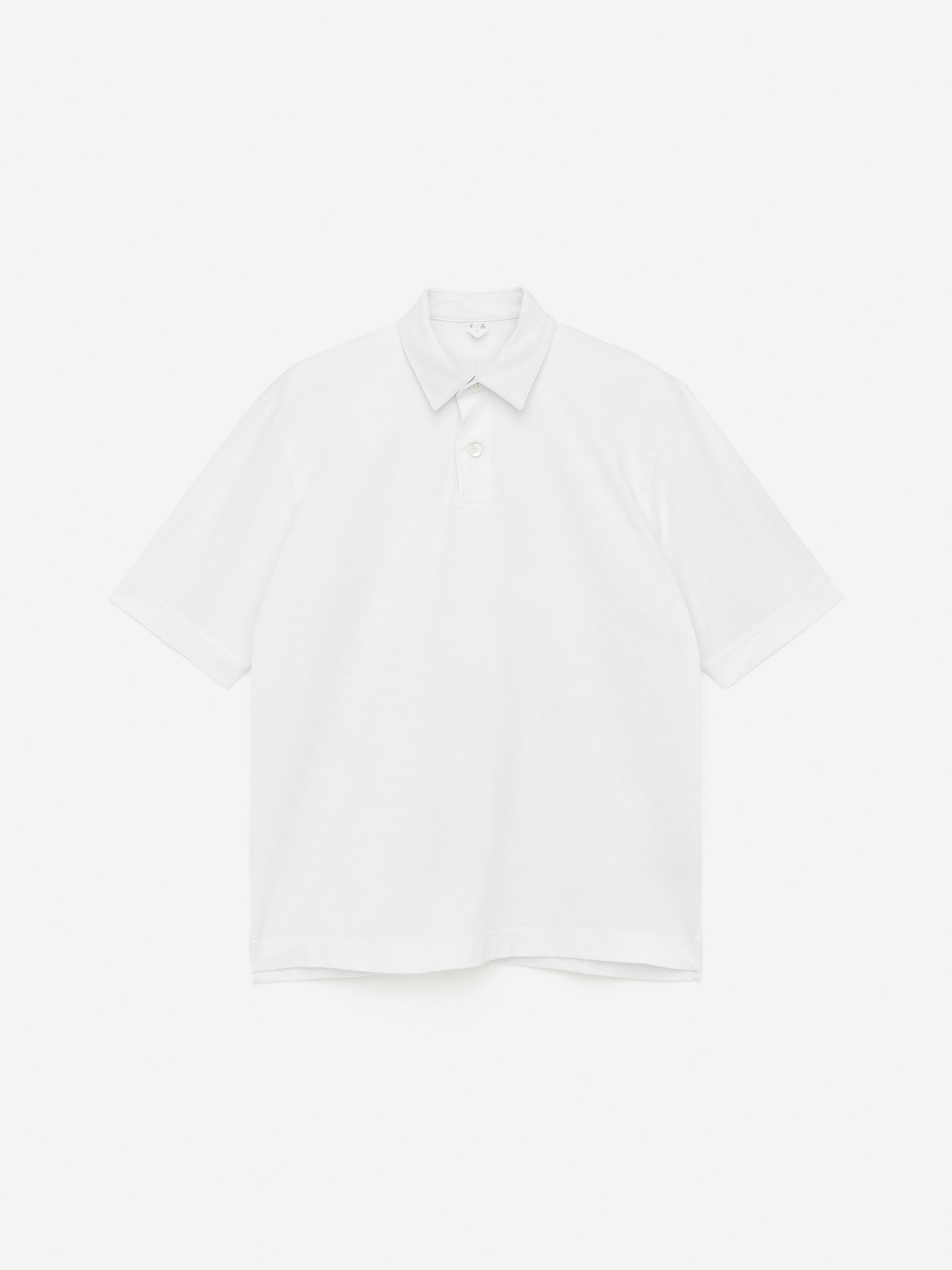 Polo Shirt - White - Loose fit - Men - StillMedia/DescriptiveStillLife - 2