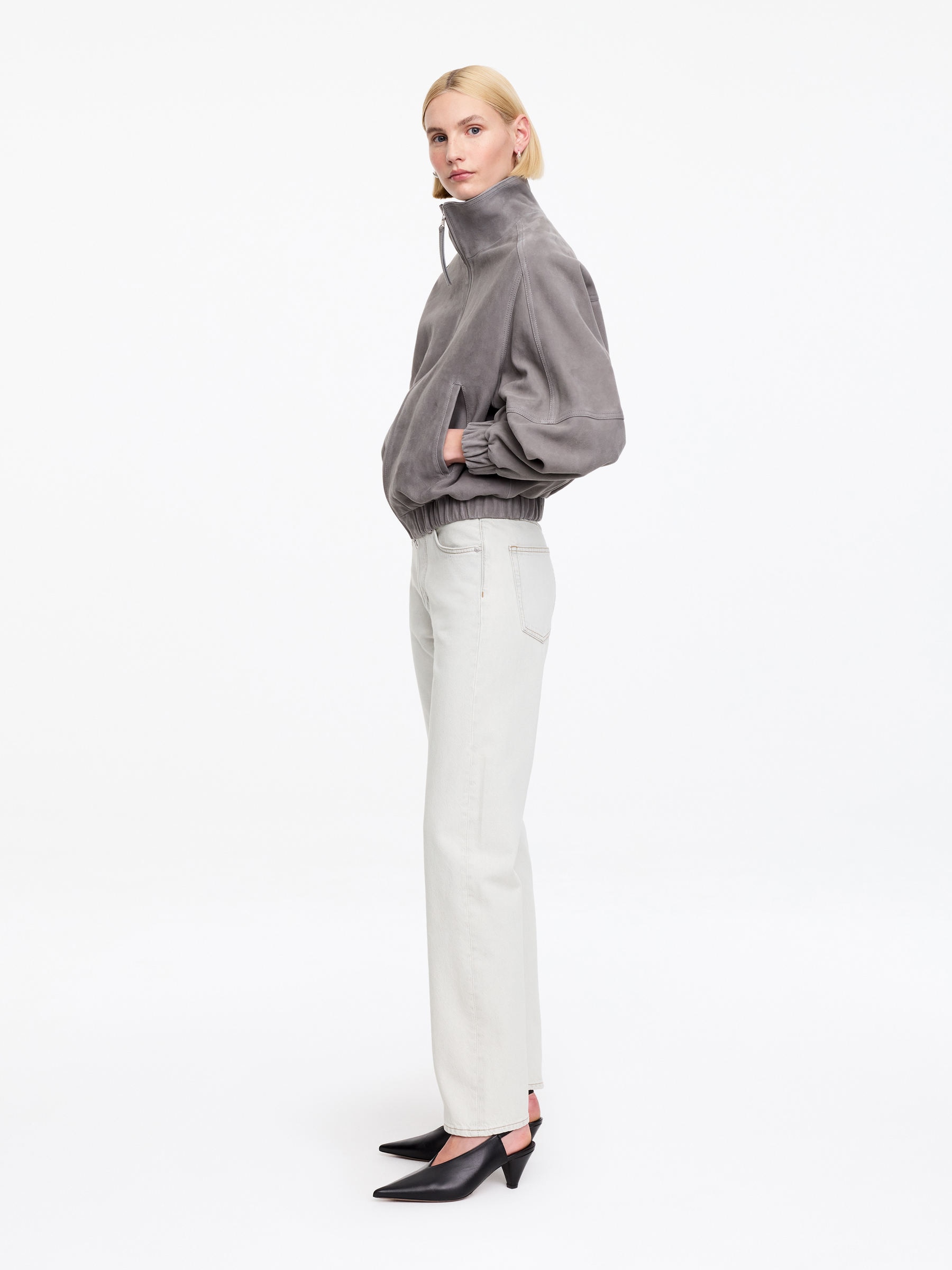 SNOW Straight Jeans - Off White - Slim fit - Women - StillMedia/Lookbook - 9