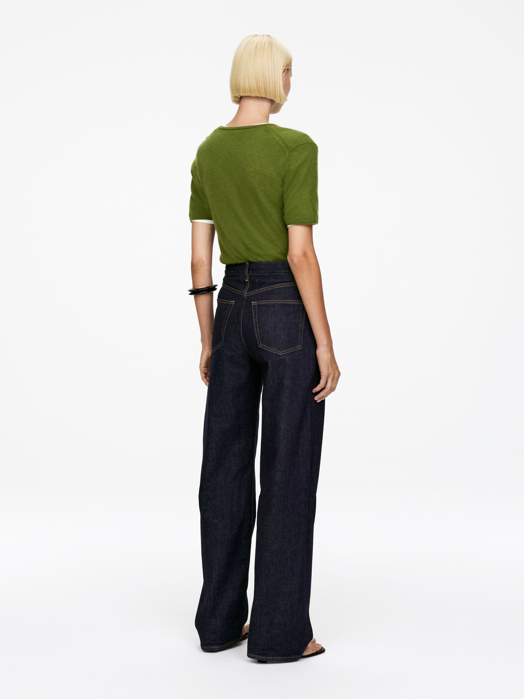 CORAL Wide Jeans - Dark Blue - Relaxed fit - Women - StillMedia/Lookbook - 4