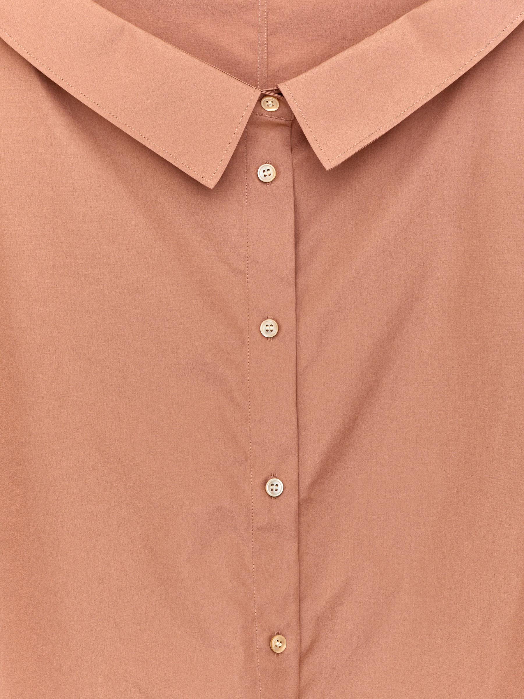 Open-Neck Blouse - Dusty Pink - Regular fit - Women - StillMedia/DescriptiveDetail - 2