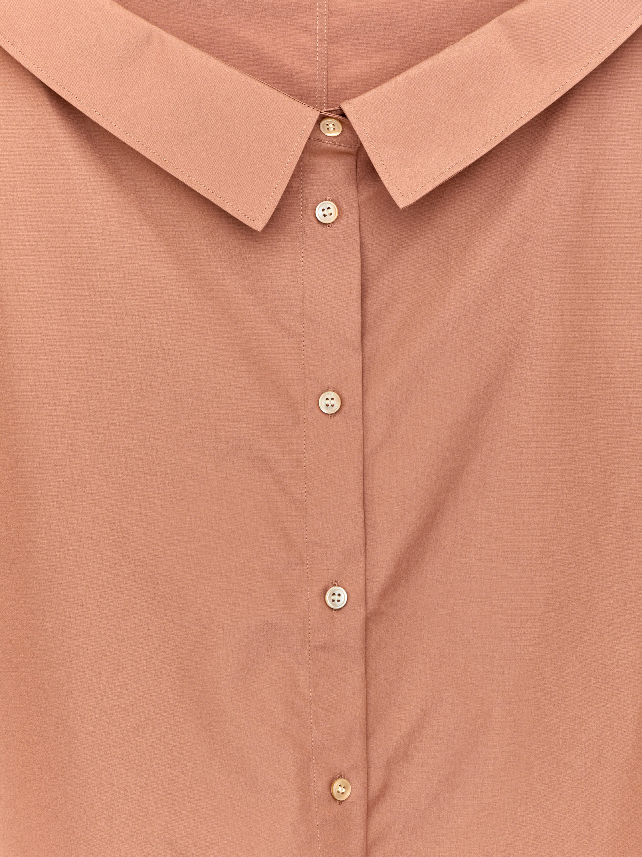 Open-Neck Blouse - Dusty Pink - Regular fit - Women - StillMedia/DescriptiveDetail - 2