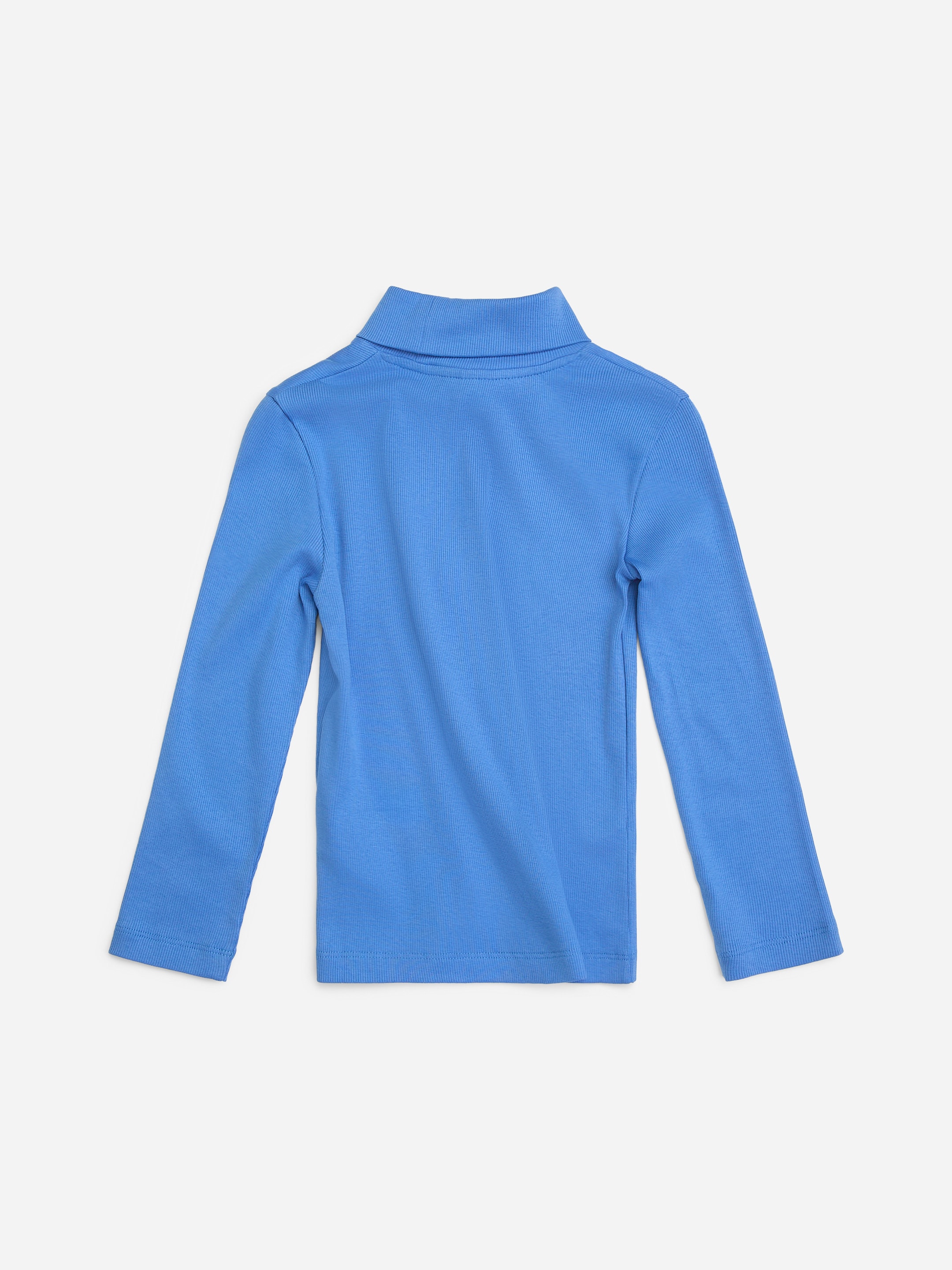 Ribbed Roll-Neck Top - Blue - Regular fit - children - StillMedia/DescriptiveDetail - 1