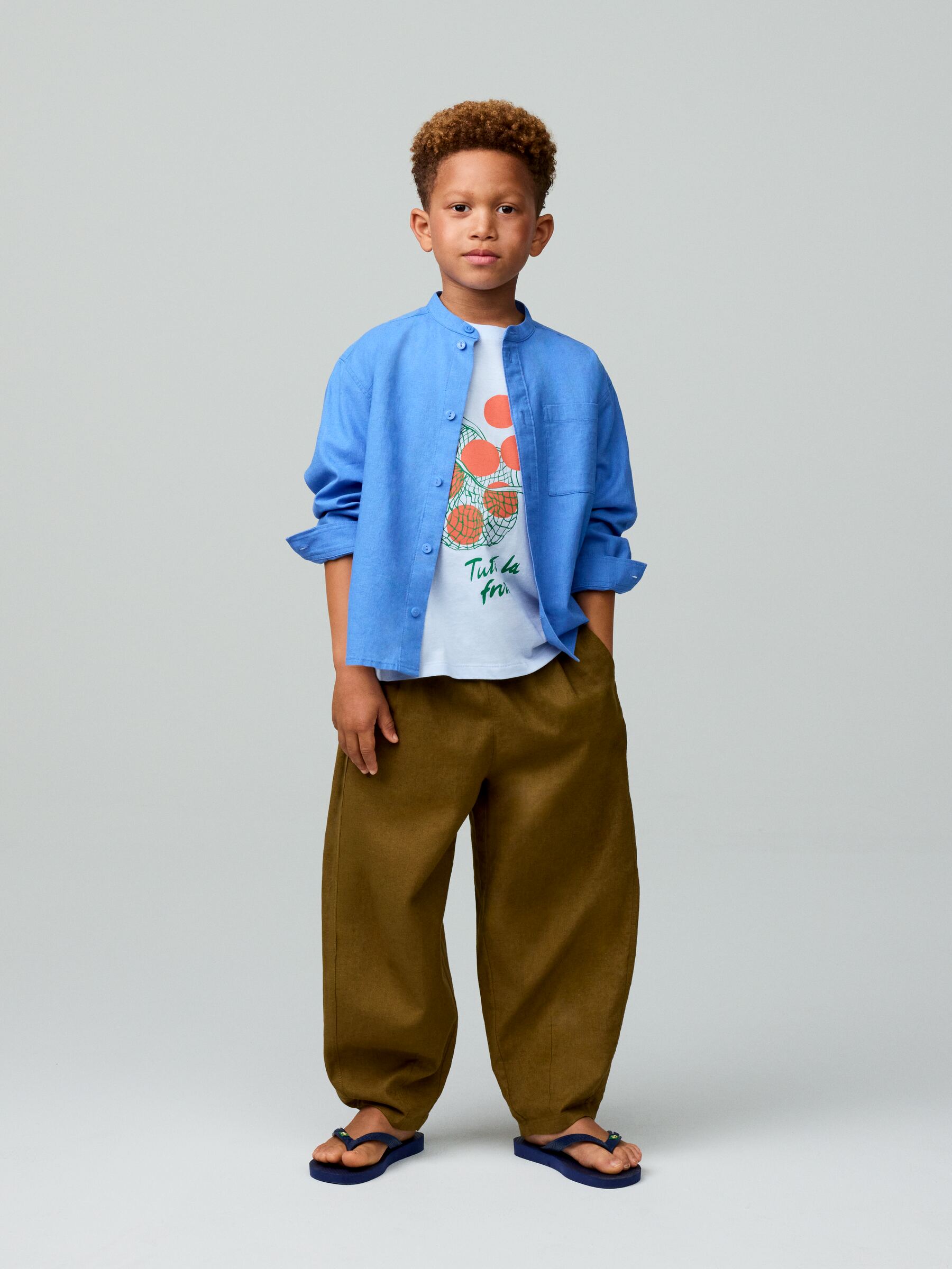 Barrel Trousers-#6D6445-18926