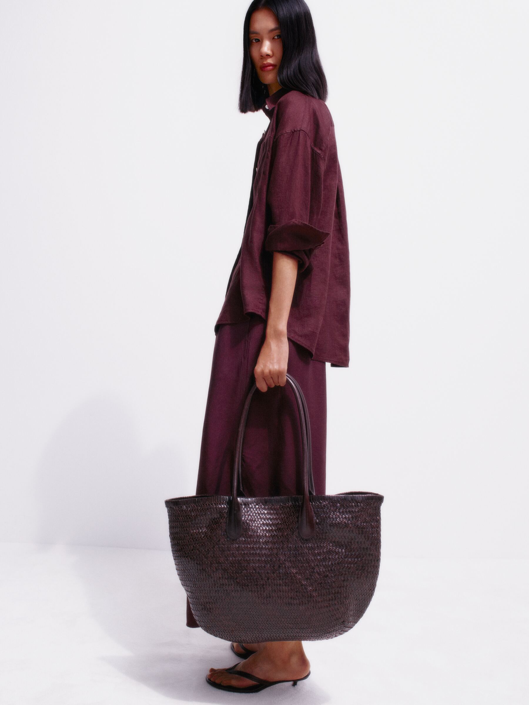 Linen Shirt - Brown - Regular fit - Women - StillMedia/Environmental - 1