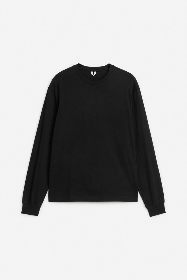 Long-Sleeve T-Shirt - Black/White - 1