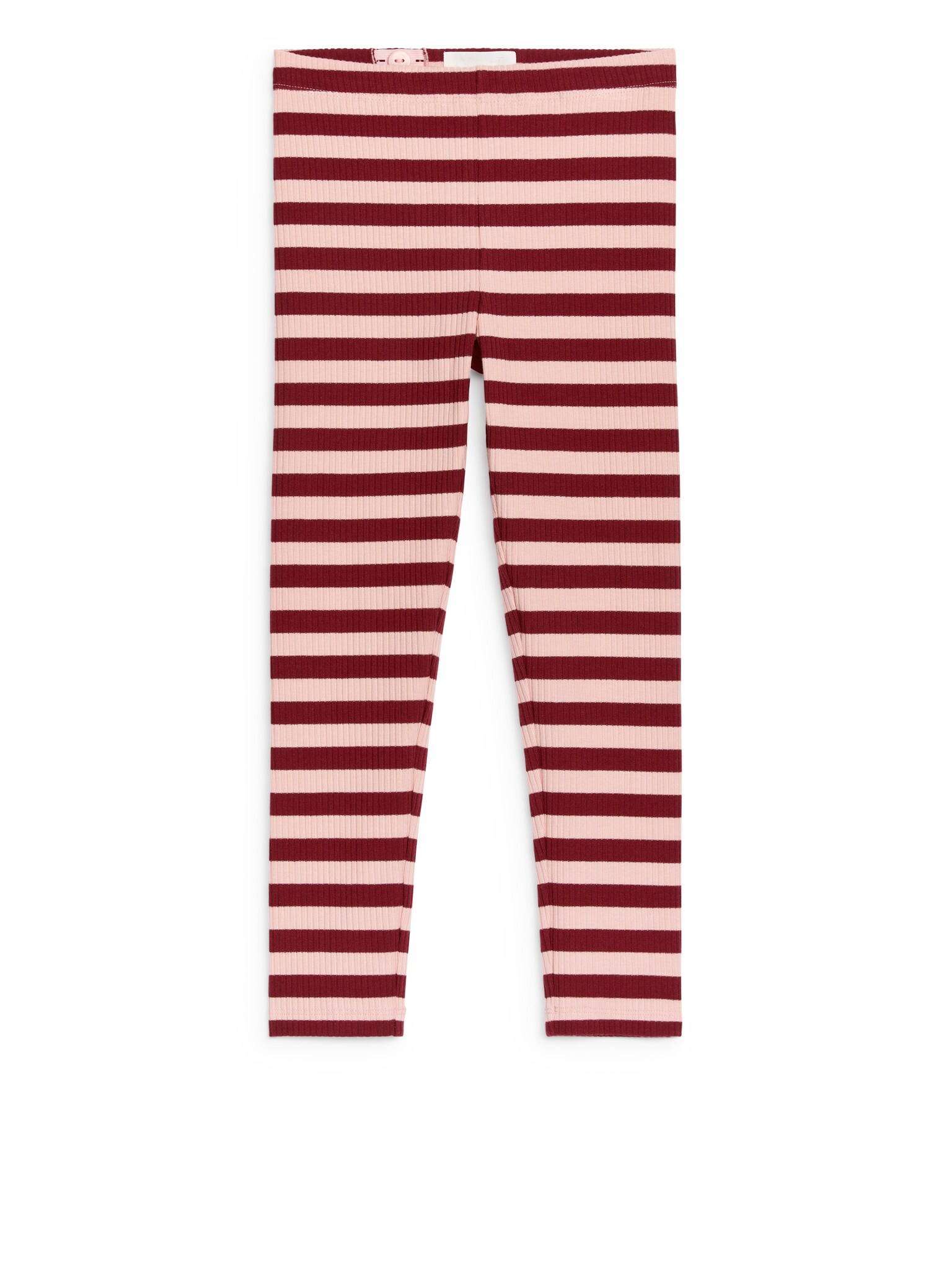 Legginsy w prążki - Bordowy/Różowy/Liliowy/Czerwony/Złamana biel/Wielokolorowy/Różowy/Czerwone serca/Złamana biel/Czarny