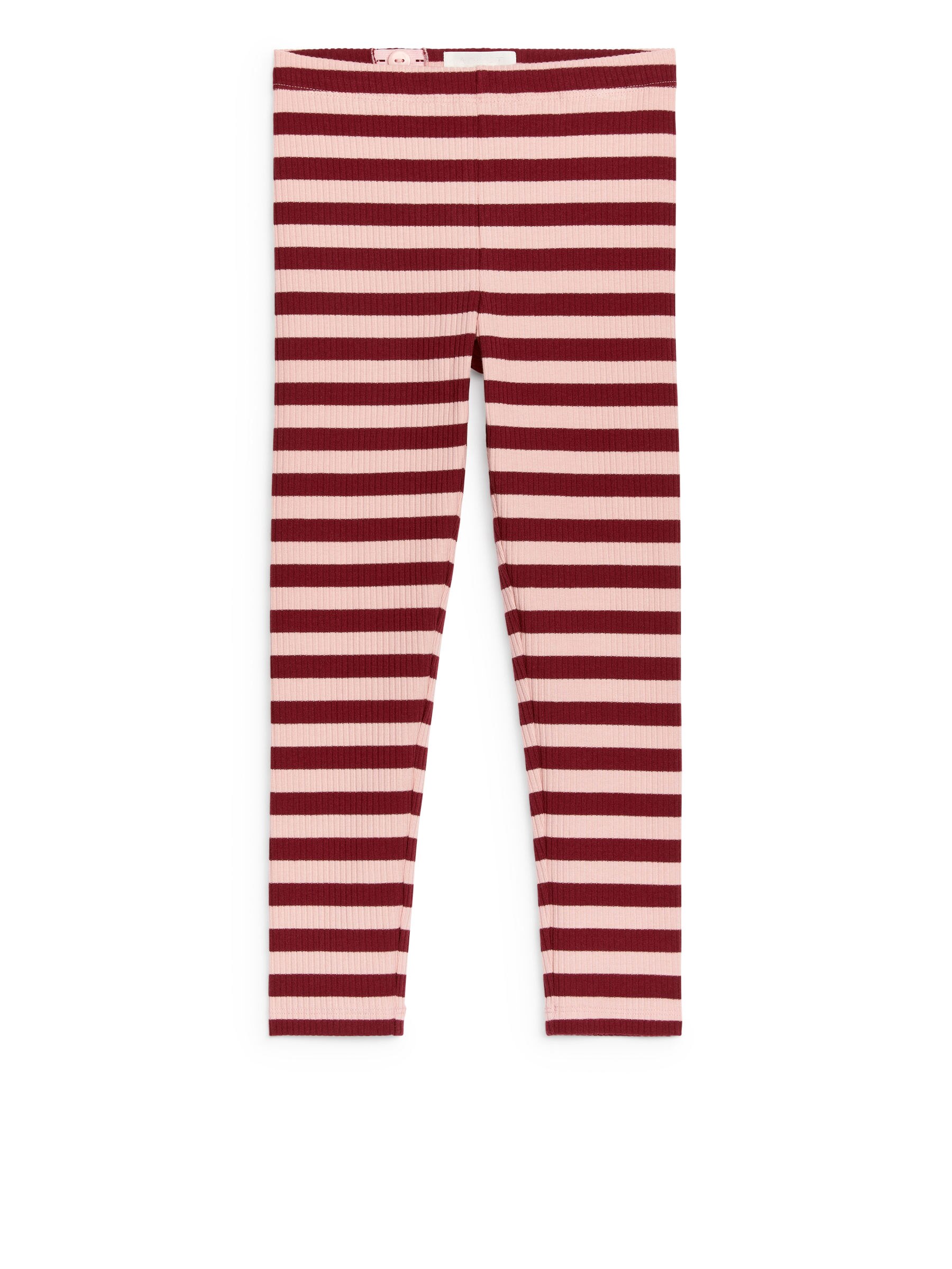 Leggings côtelés-Rouge-12876