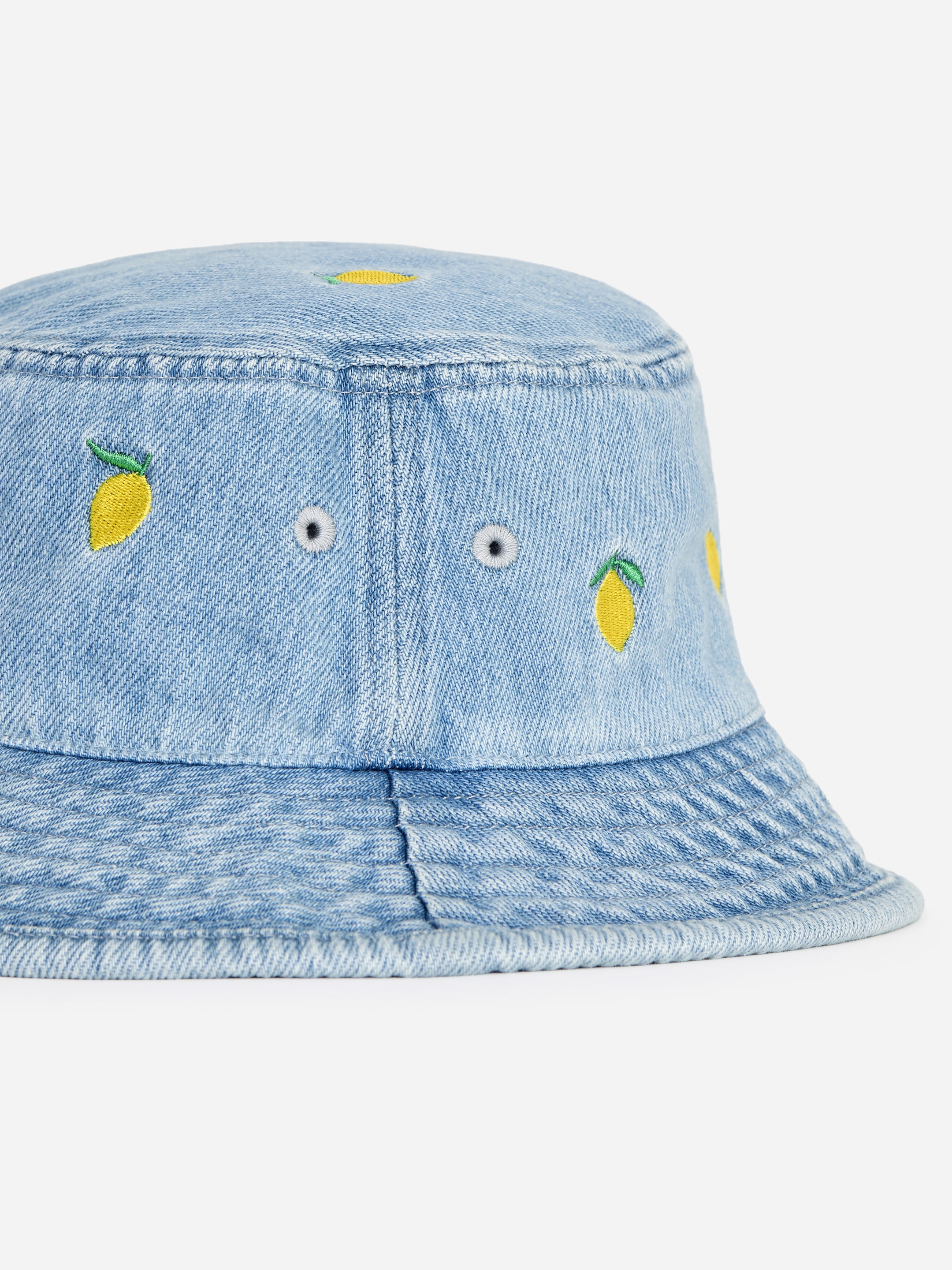 Bob brodé - Bleu/Citrons - Enfant - StillMedia/DescriptiveDetail - 1