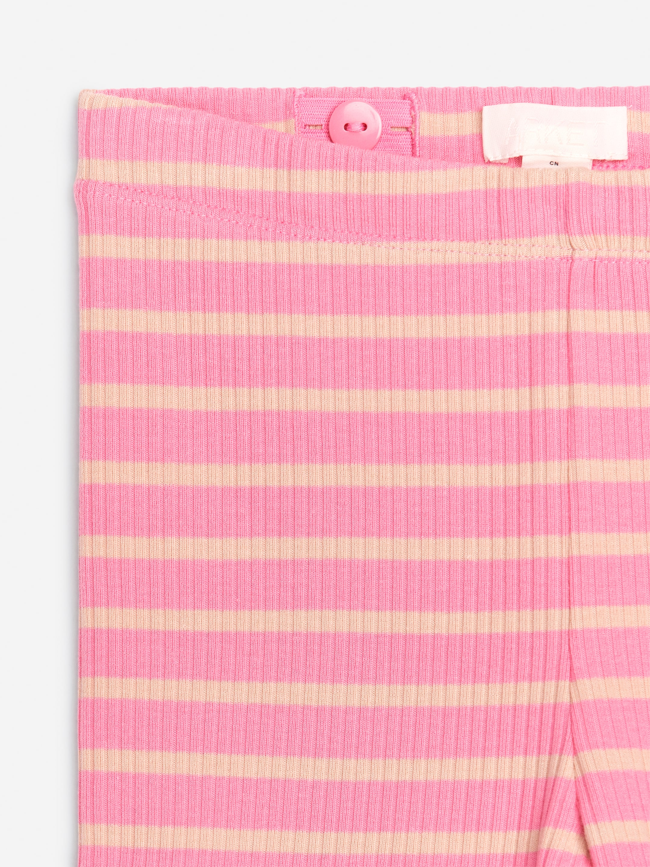 Se større billede: Ribbede leggings - Pink/beige - BØRN | H&M DK 3