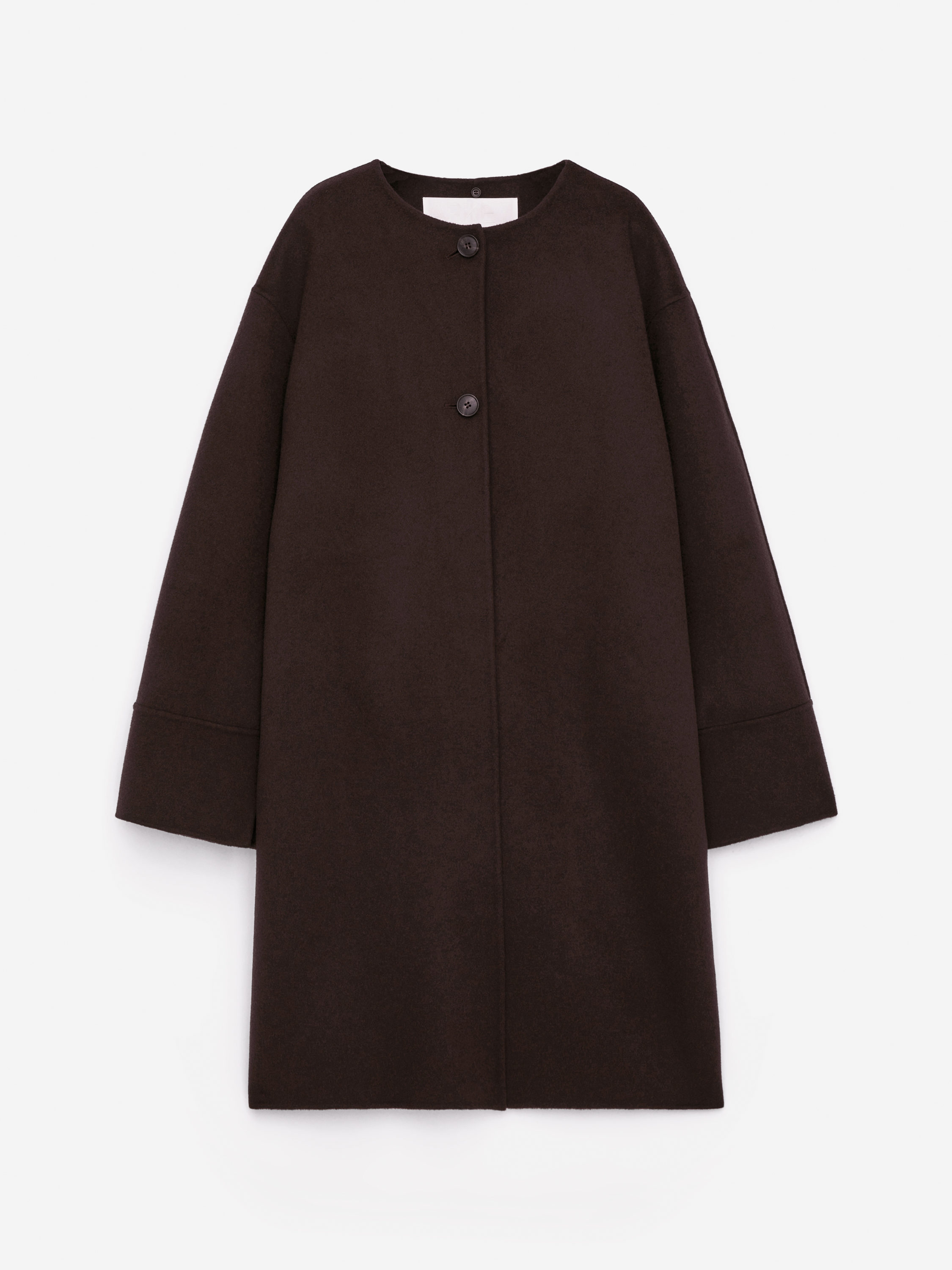 Cape Doublé Coat - Dark Brown - Regular fit - Women - StillMedia/DescriptiveStillLife - 2