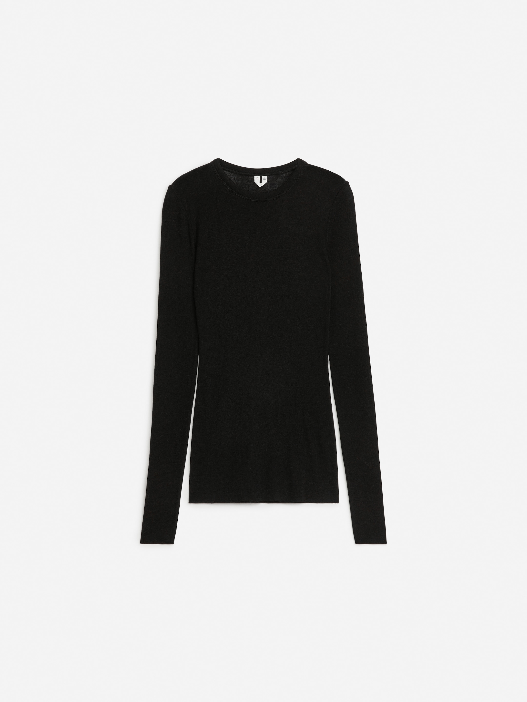 Maglia in lana merino a maniche lunghe - Nero - Slim fit - Women - StillMedia/DescriptiveStillLife - 21