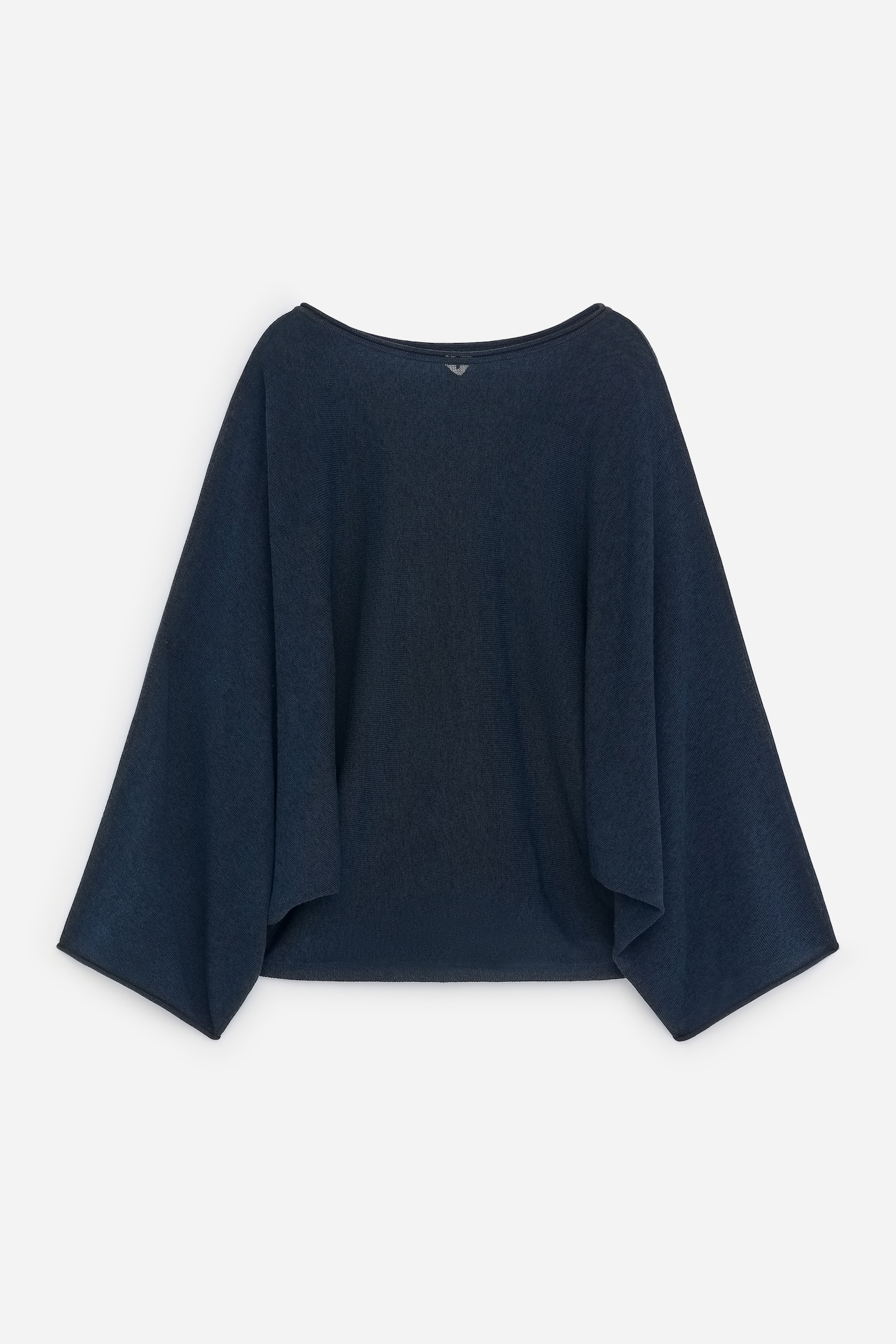 Gedrapeerde top - Donkerblauw - 1
