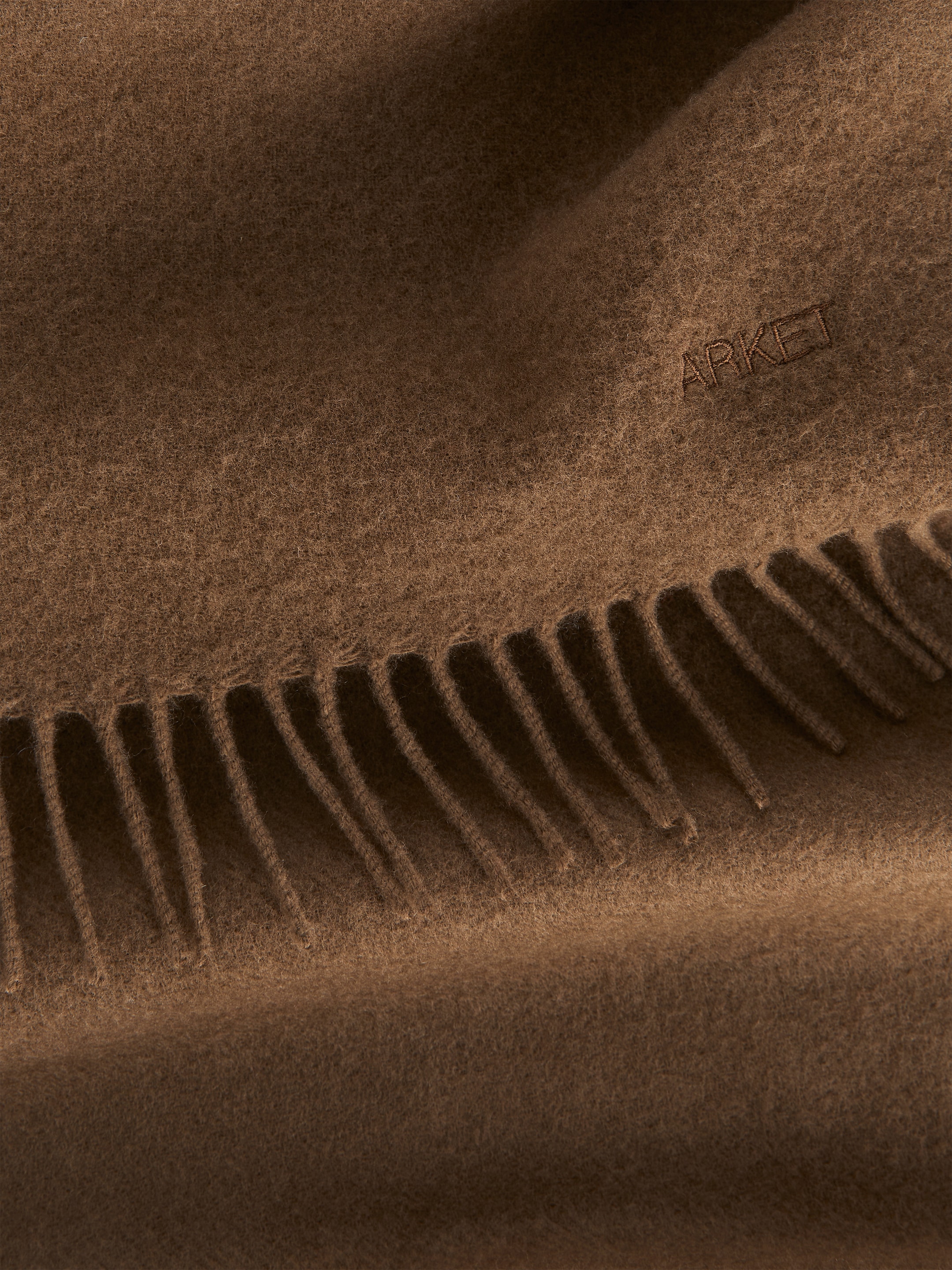 Wool Scarf - Dark Beige - Men - StillMedia/DescriptiveDetail - 1