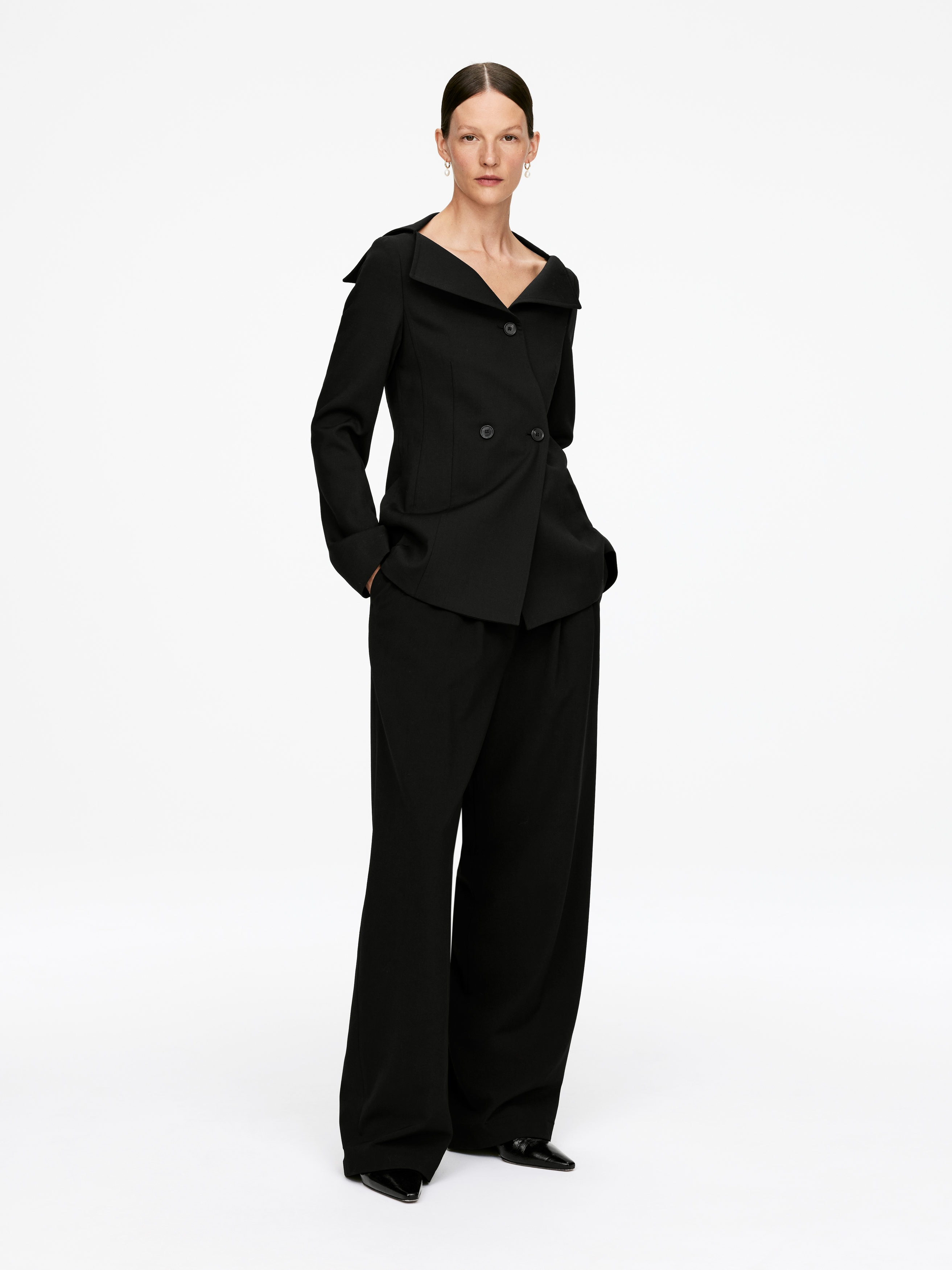 Off-Shoulder Blazer
