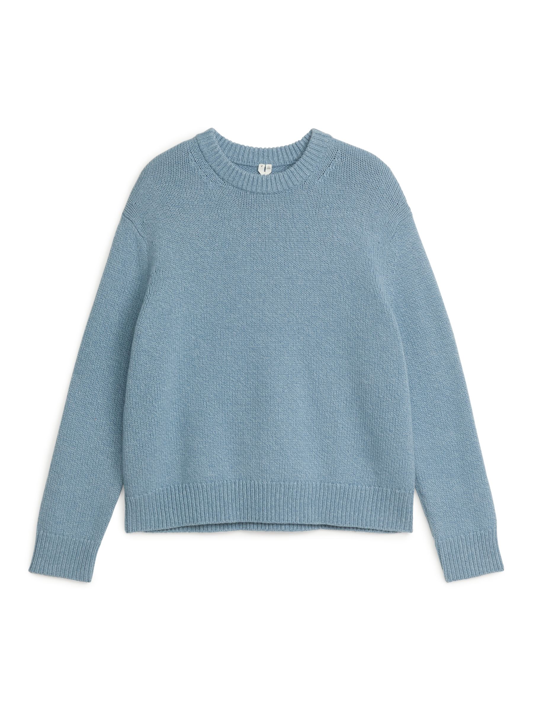 Strickpullover aus schwerer Wollmischung - Hellblau - Oversize - Herren - StillMedia/DescriptiveStillLife - 1