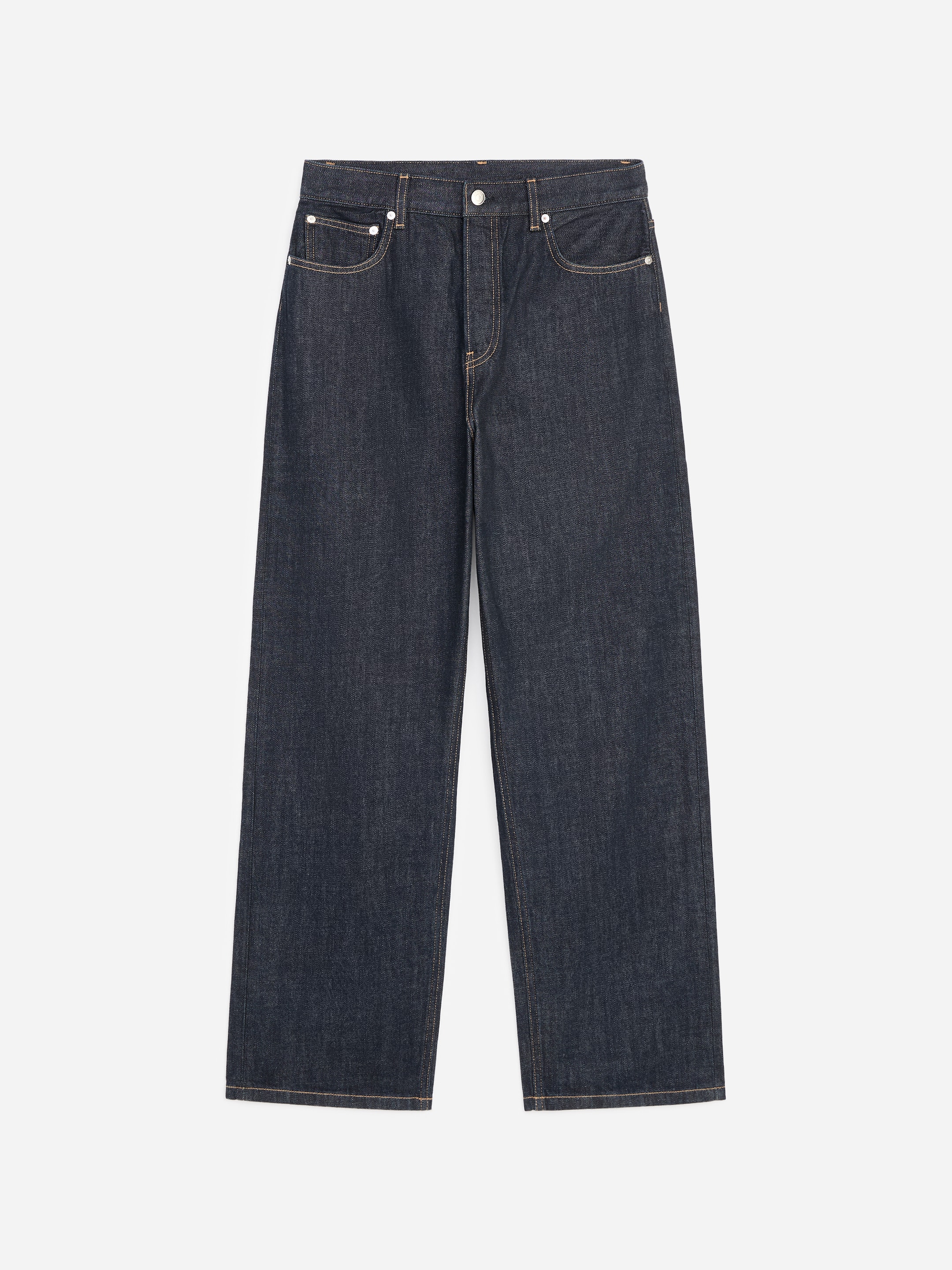 MIST Wide Jeans - Dark Blue - Loose fit - Men - StillMedia/DescriptiveStillLife - 1