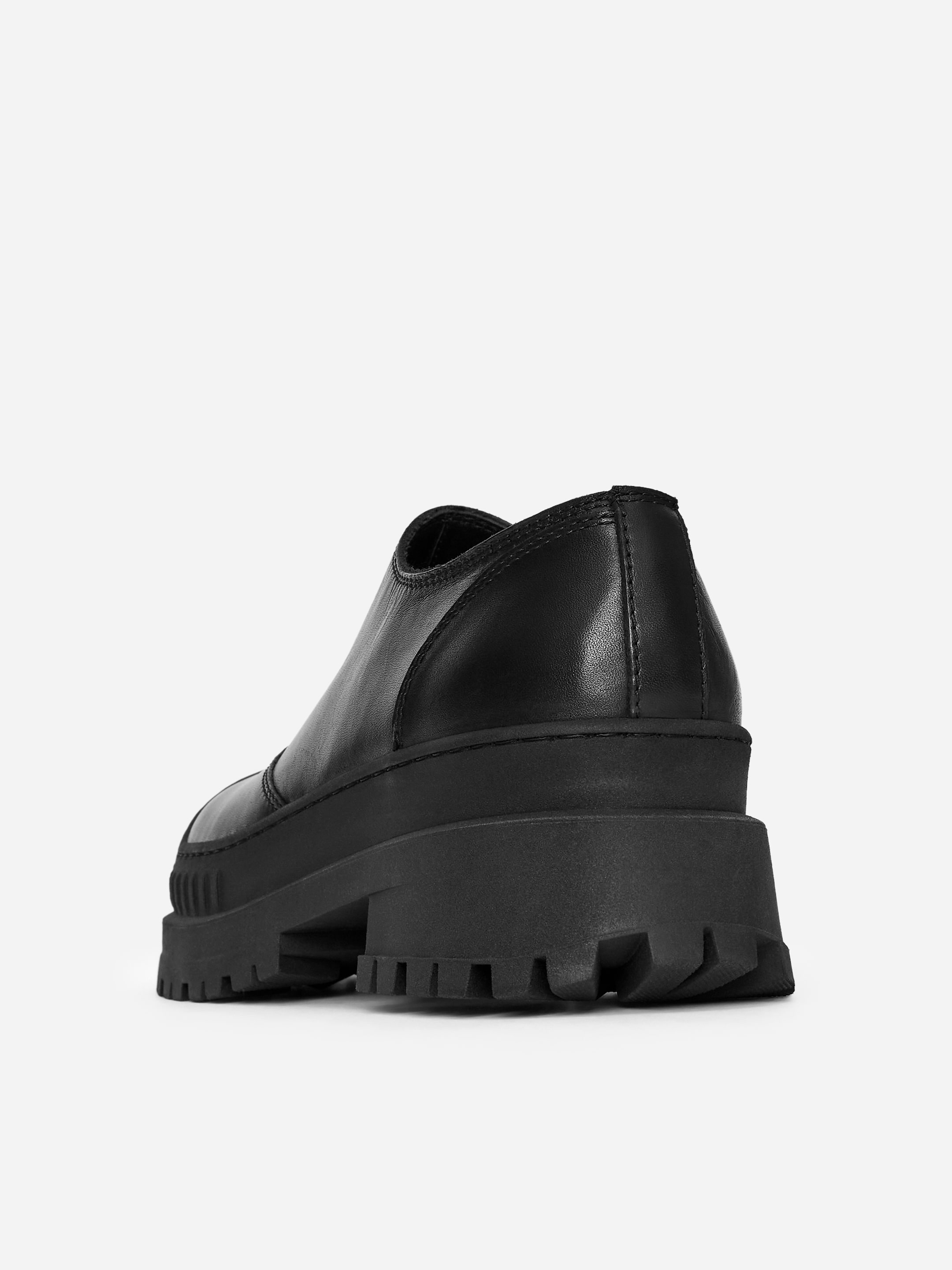 Chunky Leather Boots - Black - Women - StillMedia/DescriptiveStillLife - 7