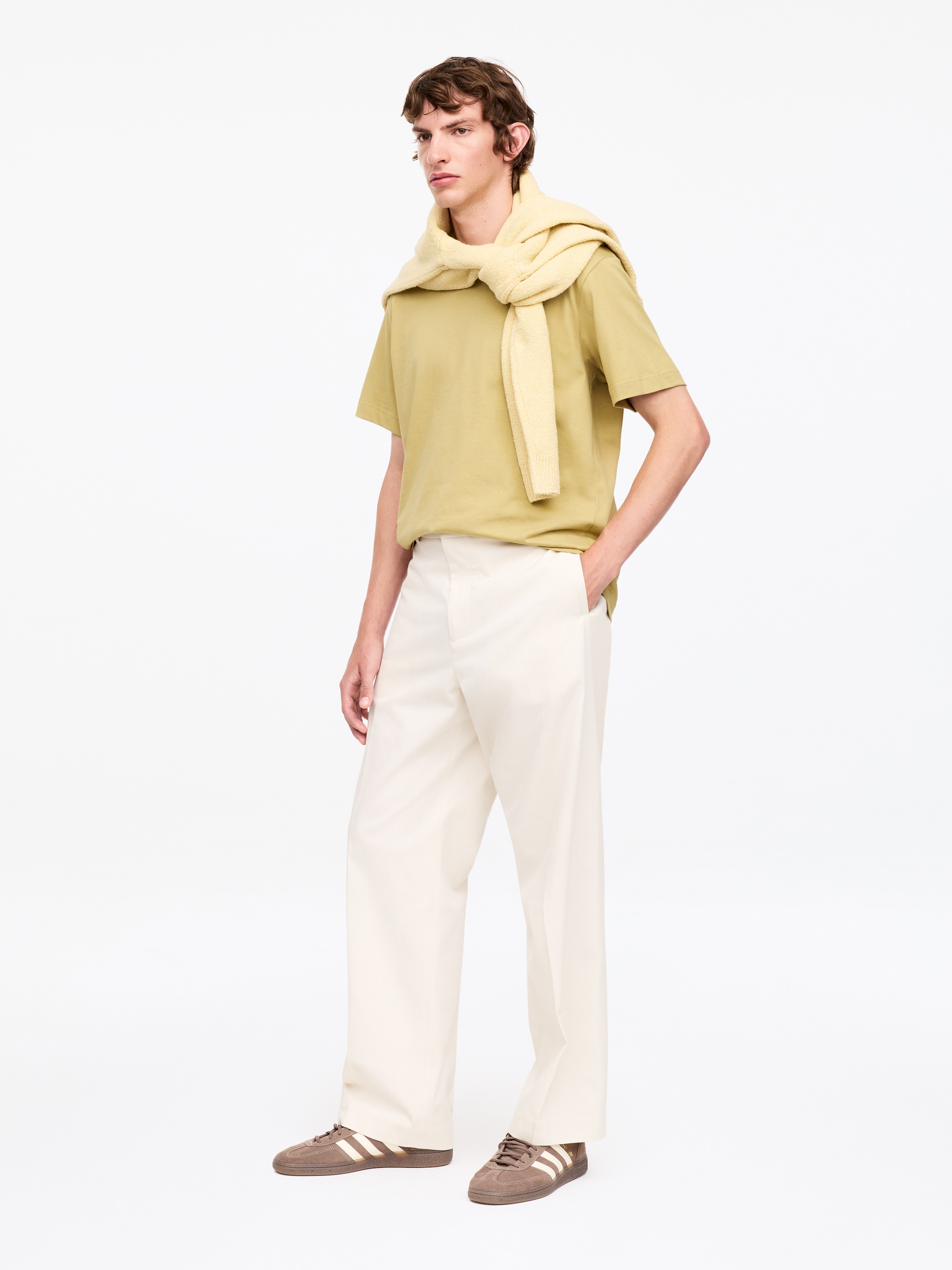 220 GSM Relaxed T-Shirt - Yellow - Regular fit - Men - StillMedia/Lookbook - 5