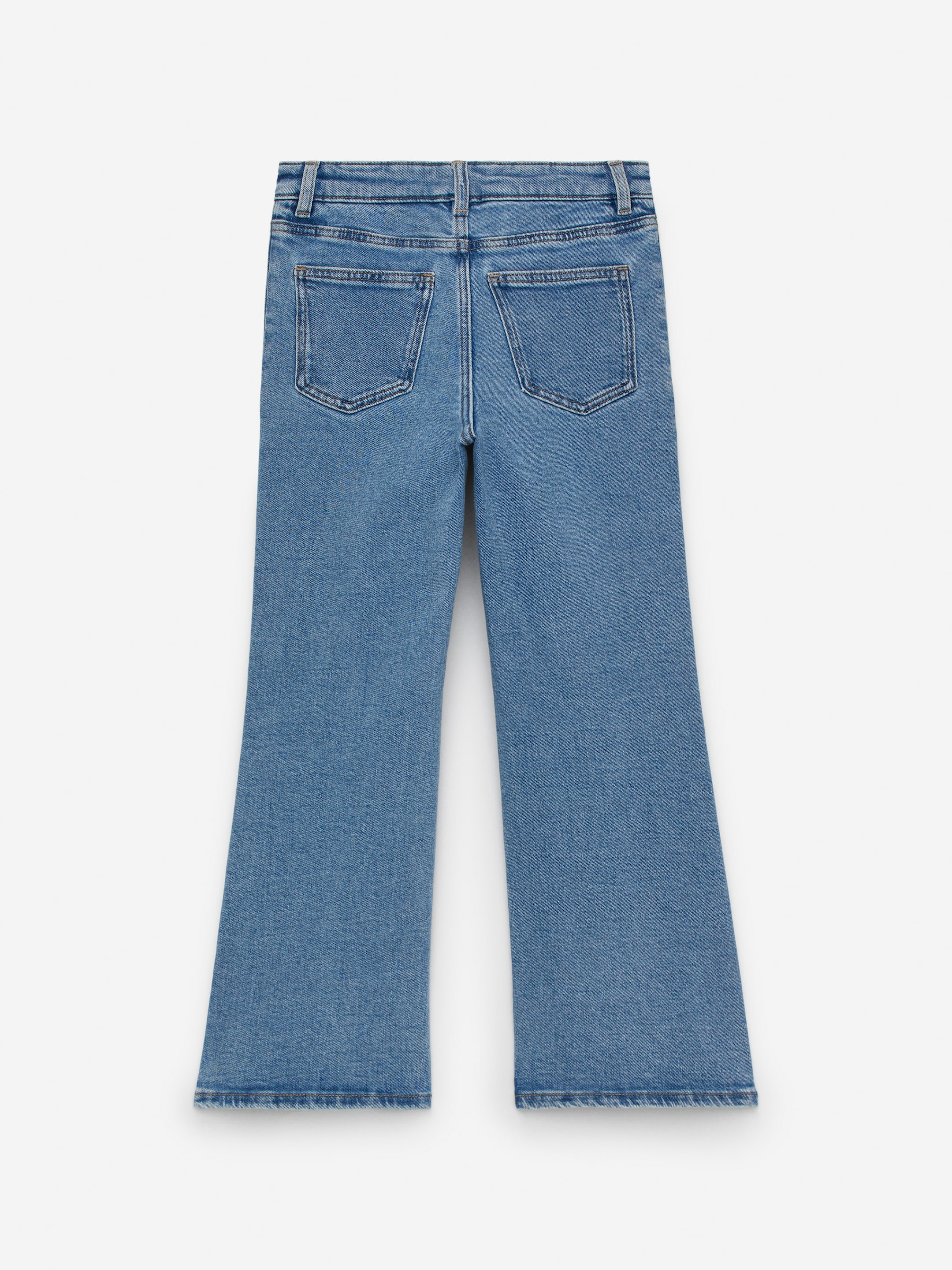 Flared Denim Trousers - Light Blue - Regular fit - Children - StillMedia/DescriptiveStillLife - 1