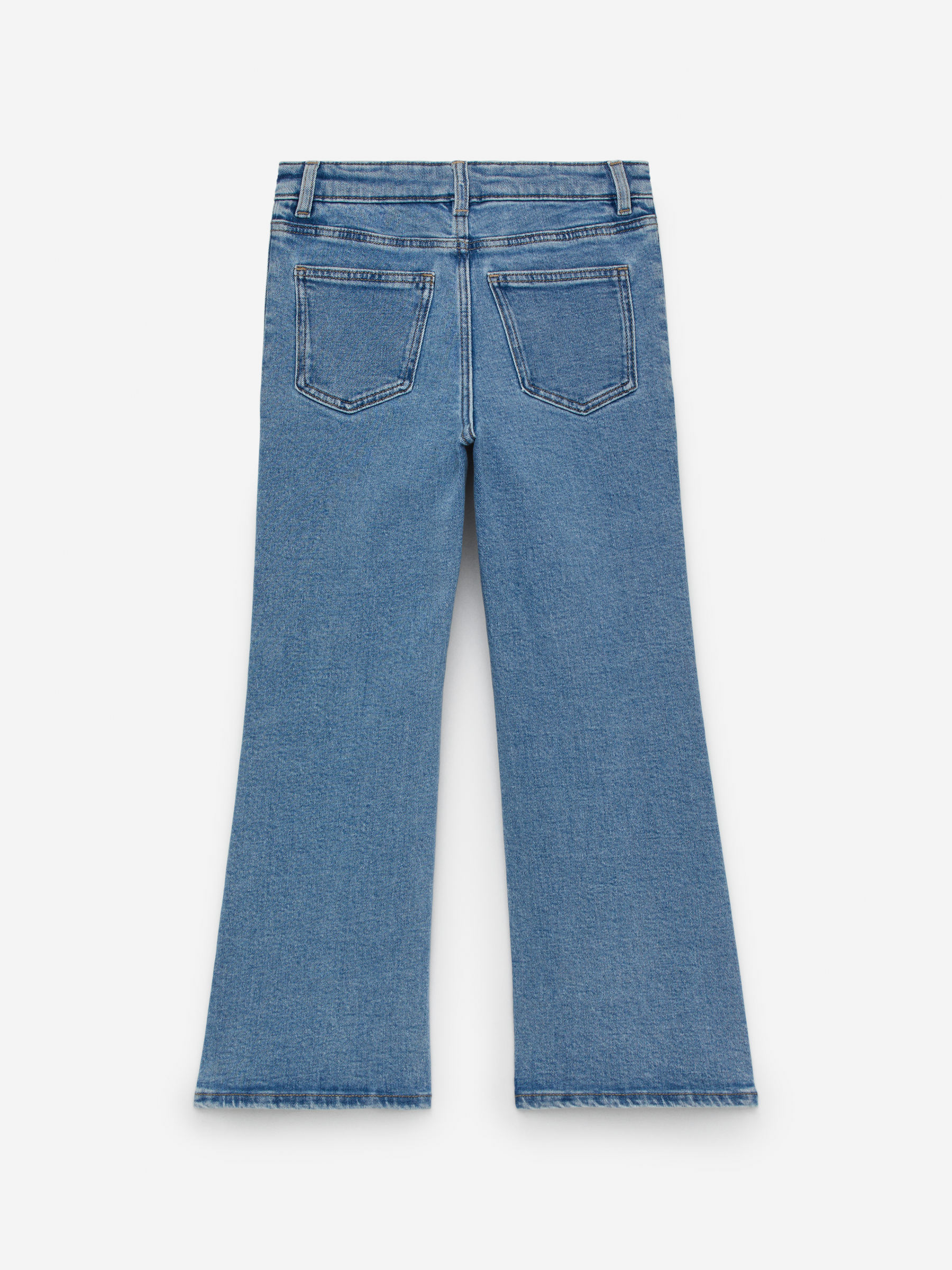 Flared Denim Trousers - Light Blue - Regular fit - Children - StillMedia/DescriptiveStillLife - 1
