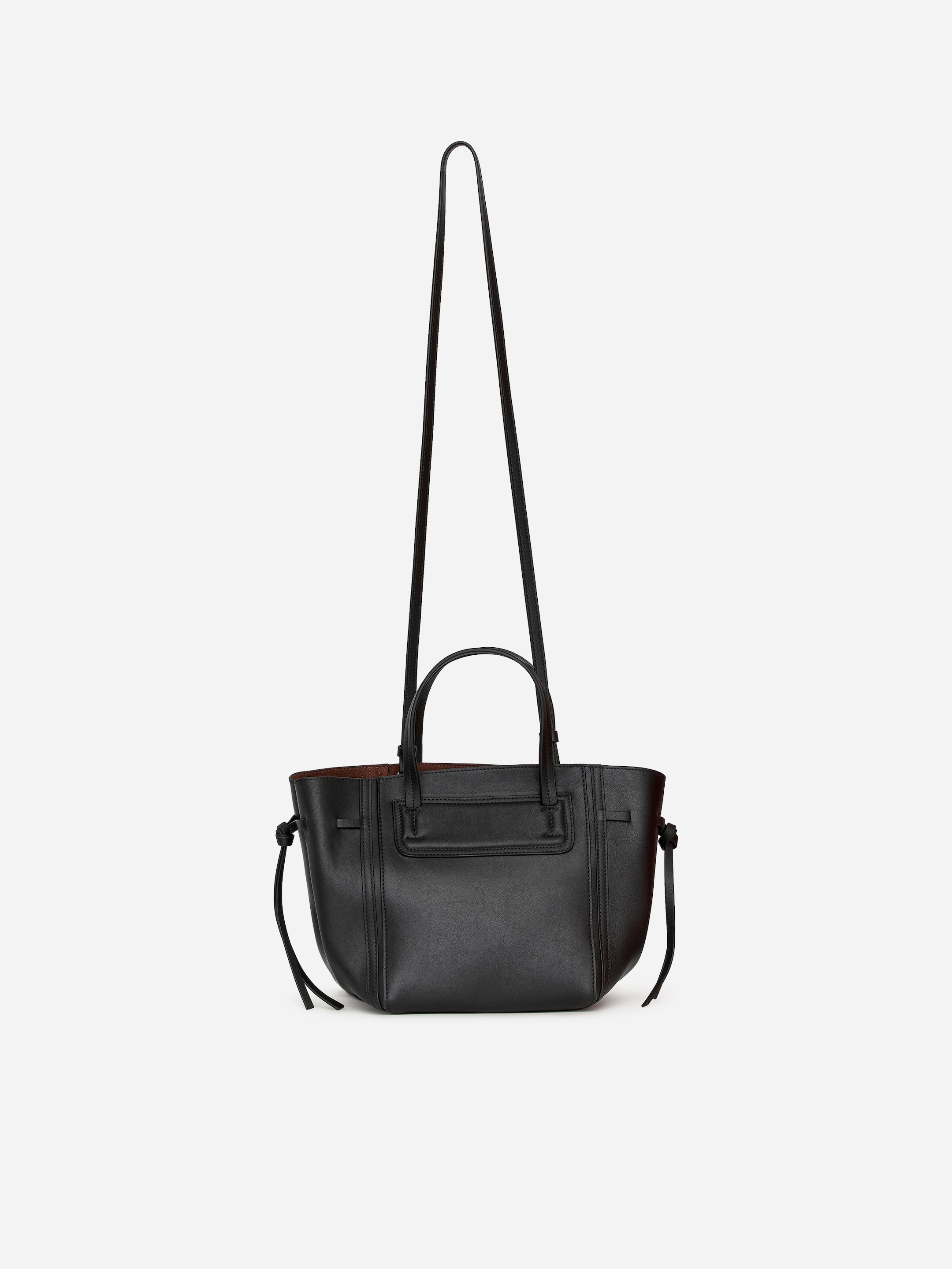 Split Leather Tote Bag-#272627-18650