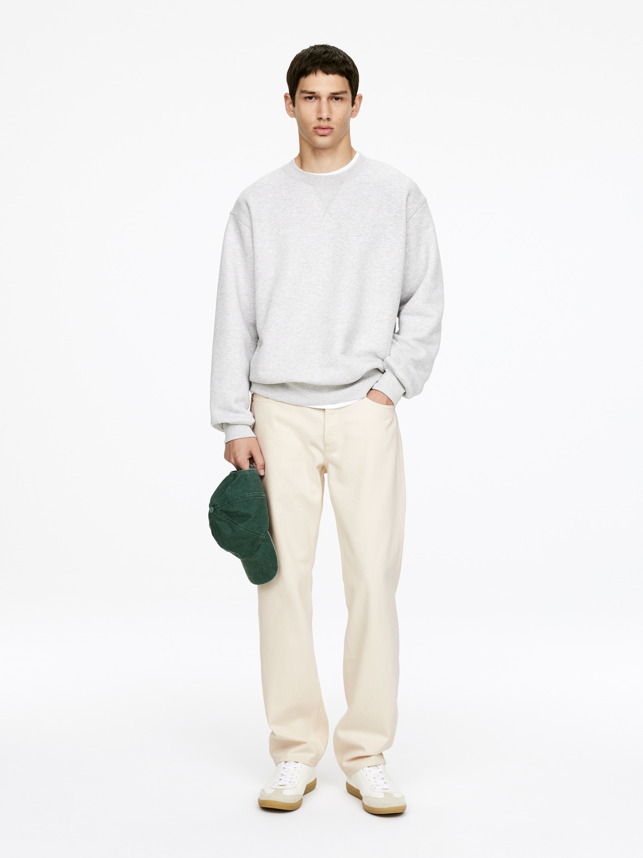 Visa större bild: OCEAN Jeans med lös passform - Oblekt - HERR | H&M SE 1