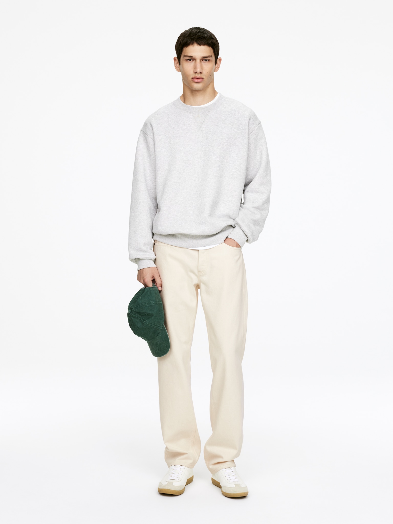 OCEAN Loose Straight Jeans - Ecru/Blau/Dunkelblau/Schwarz/Dunkelblau/Mittelblau/Blau