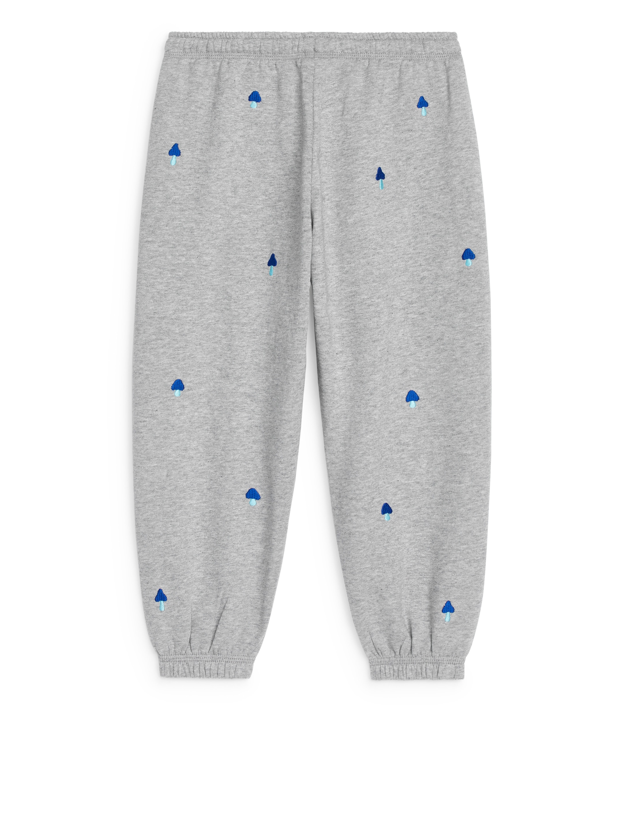 Embroidered Sweatpants - Grey Melange - Relaxed fit - Children - StillMedia/DescriptiveStillLife - 1