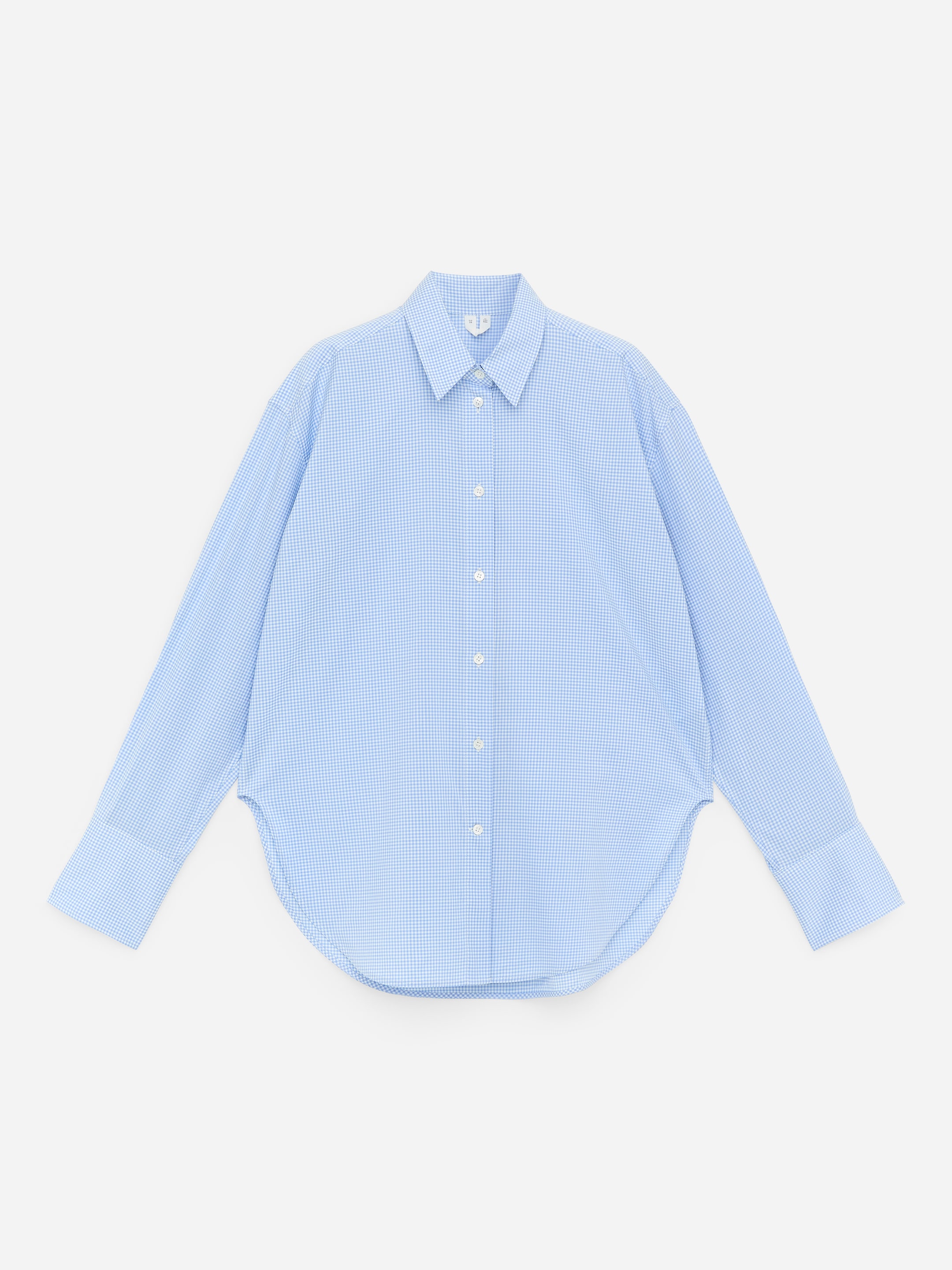 Relaxed-Fit Poplin Shirt-Blue-18882
