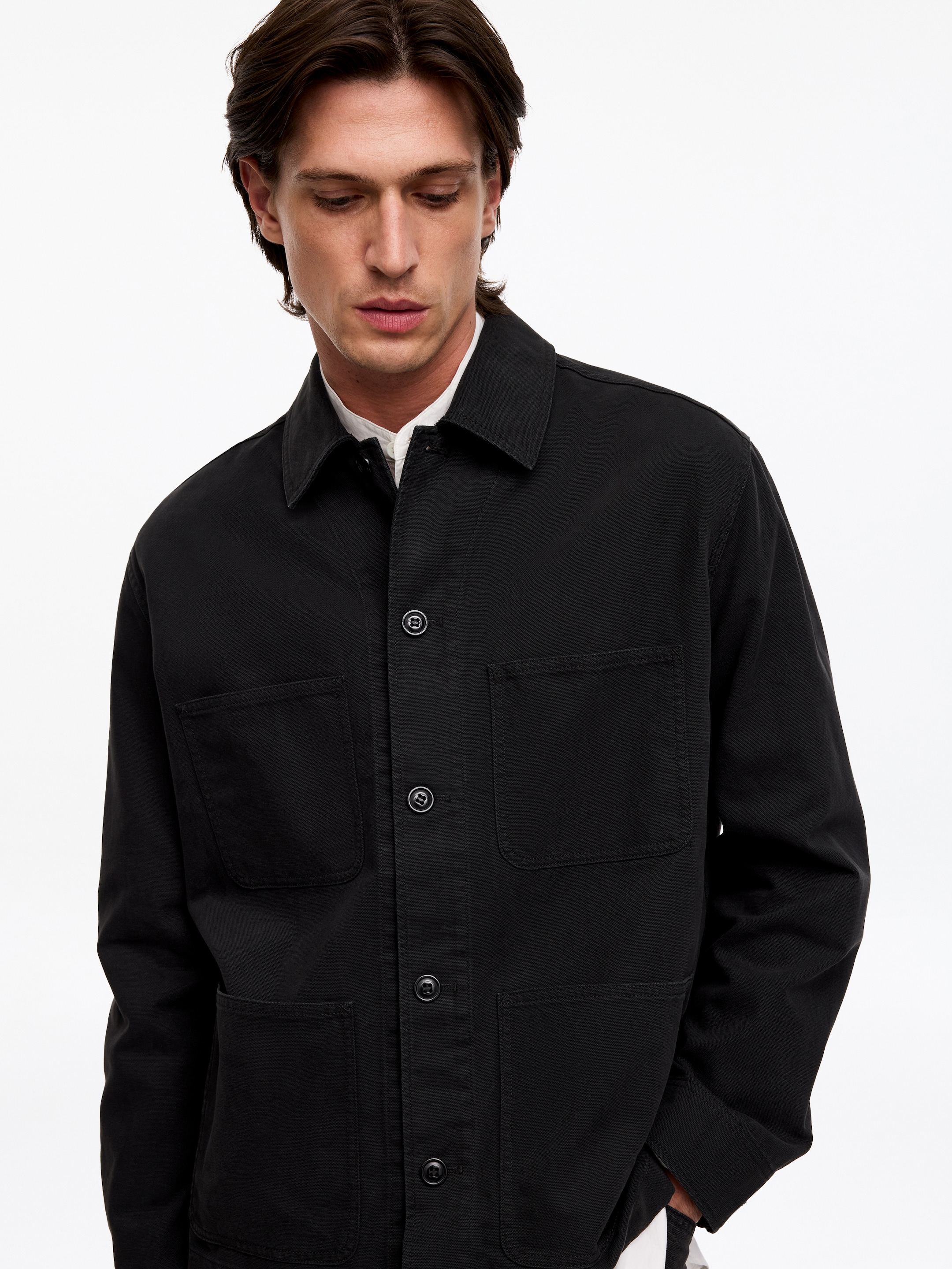 Overshirt utility - Nero - Regular fit - men - StillMedia/Lookbook - 4