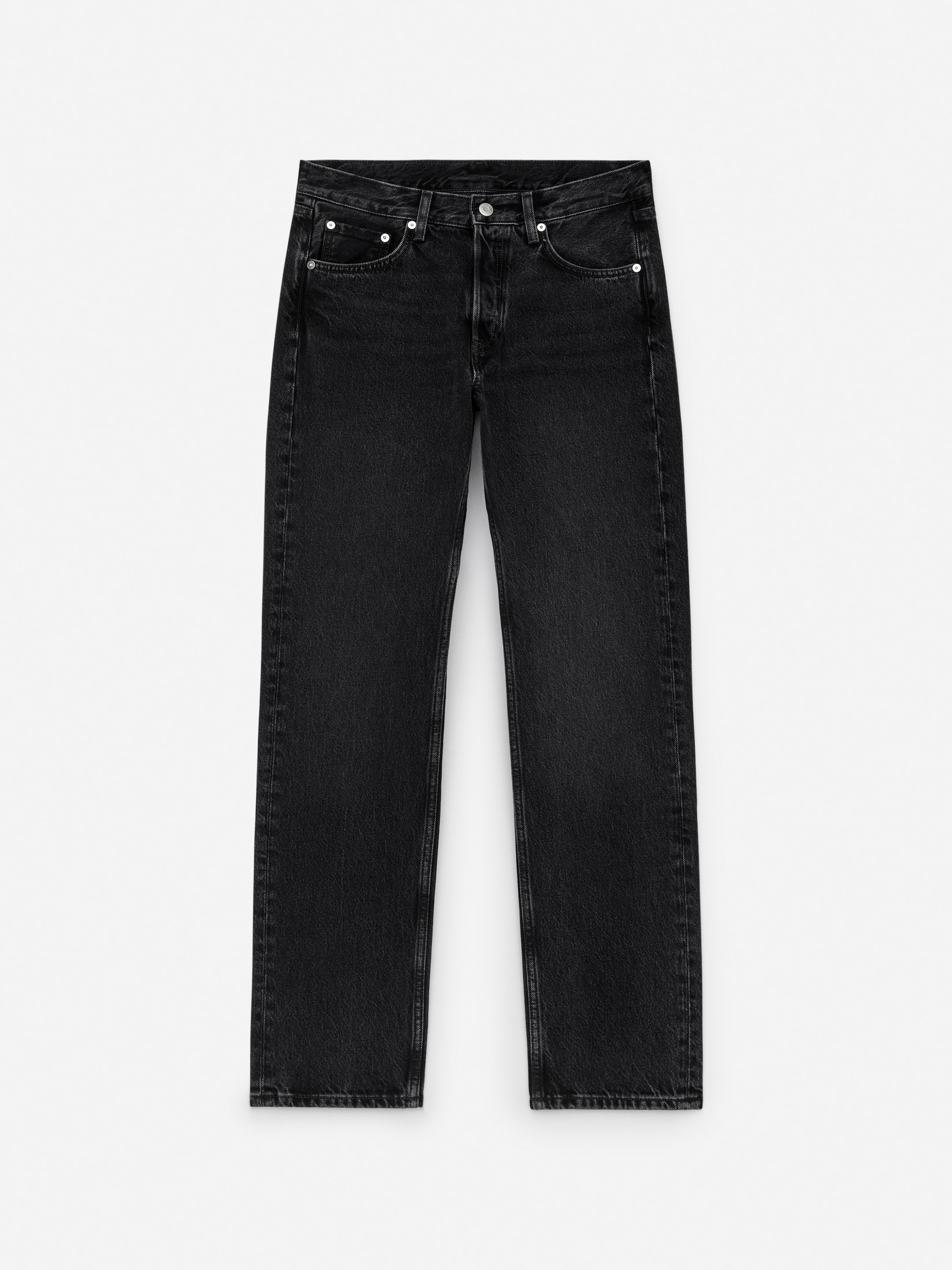 Grotere afbeelding bekijken: SNOW Straight Jeans - Washed Black - DAMES | H&M BE 3