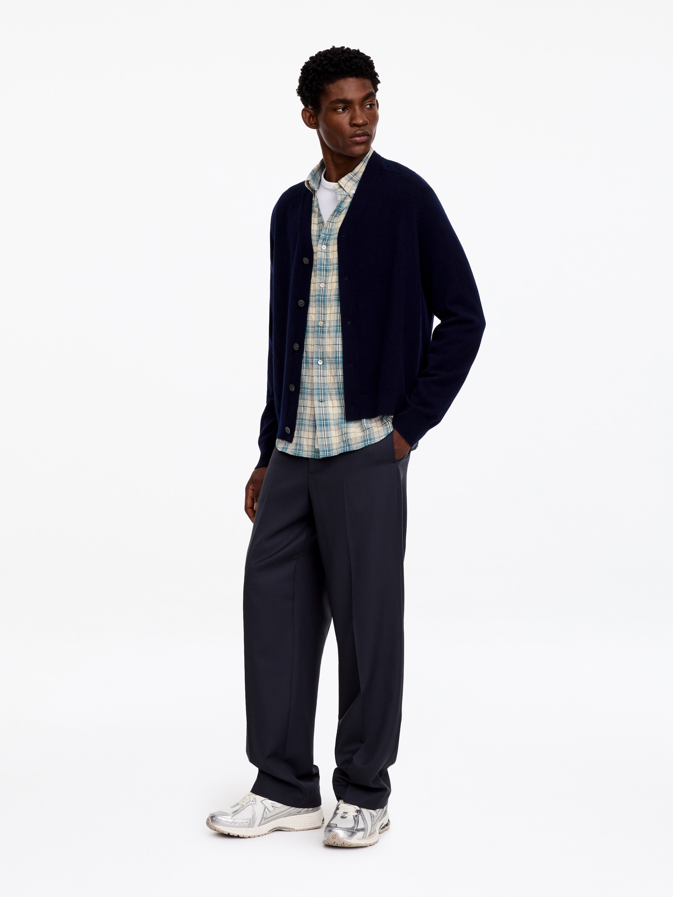 Flanellhemd mit normaler Passform - Blau/Weiß - Regular Fit - men - StillMedia/Lookbook - 8