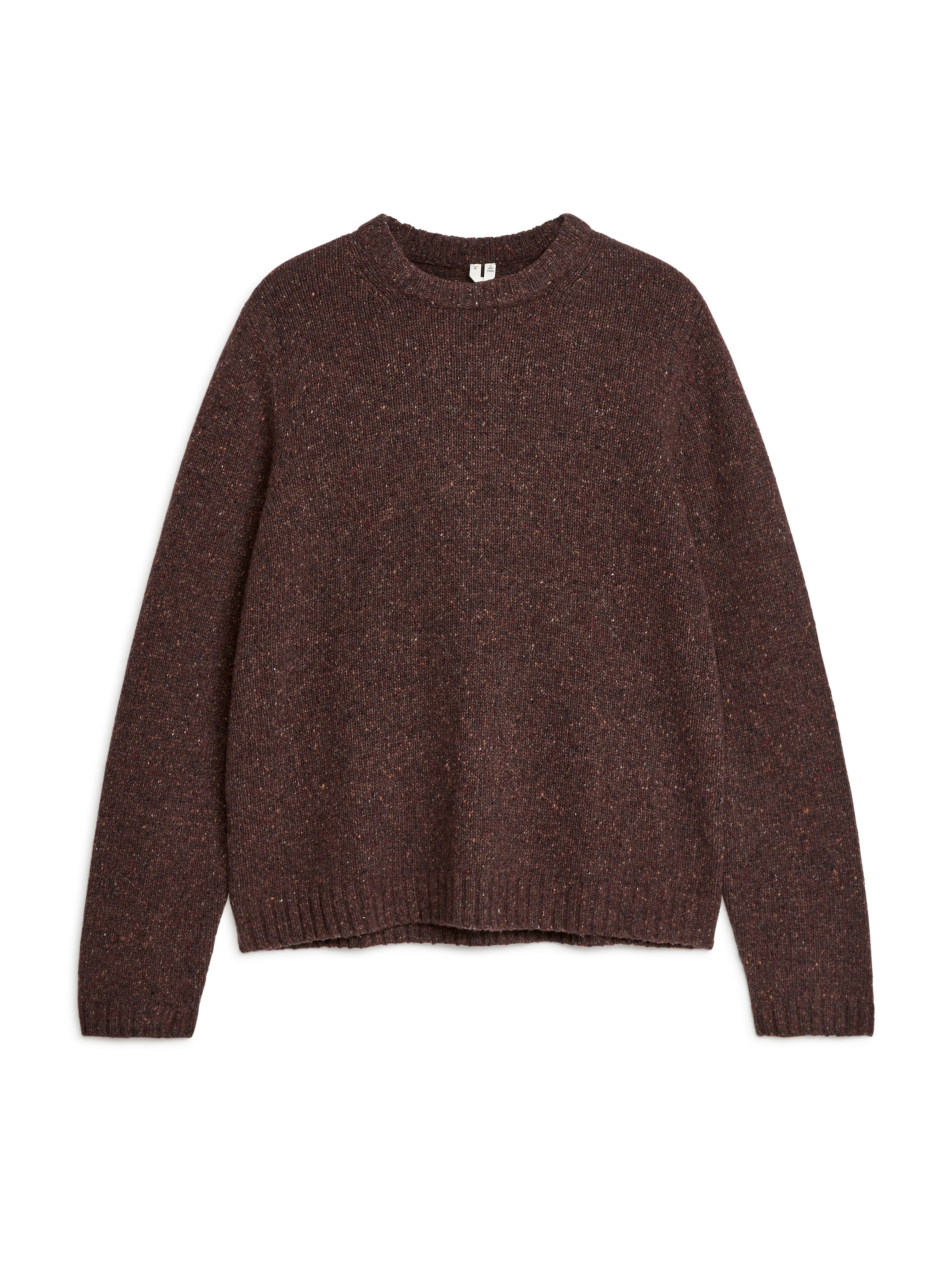 Wool-Alpaca Blend Jumper - Burgundy - Regular fit - Men - StillMedia/DescriptiveStillLife - 1