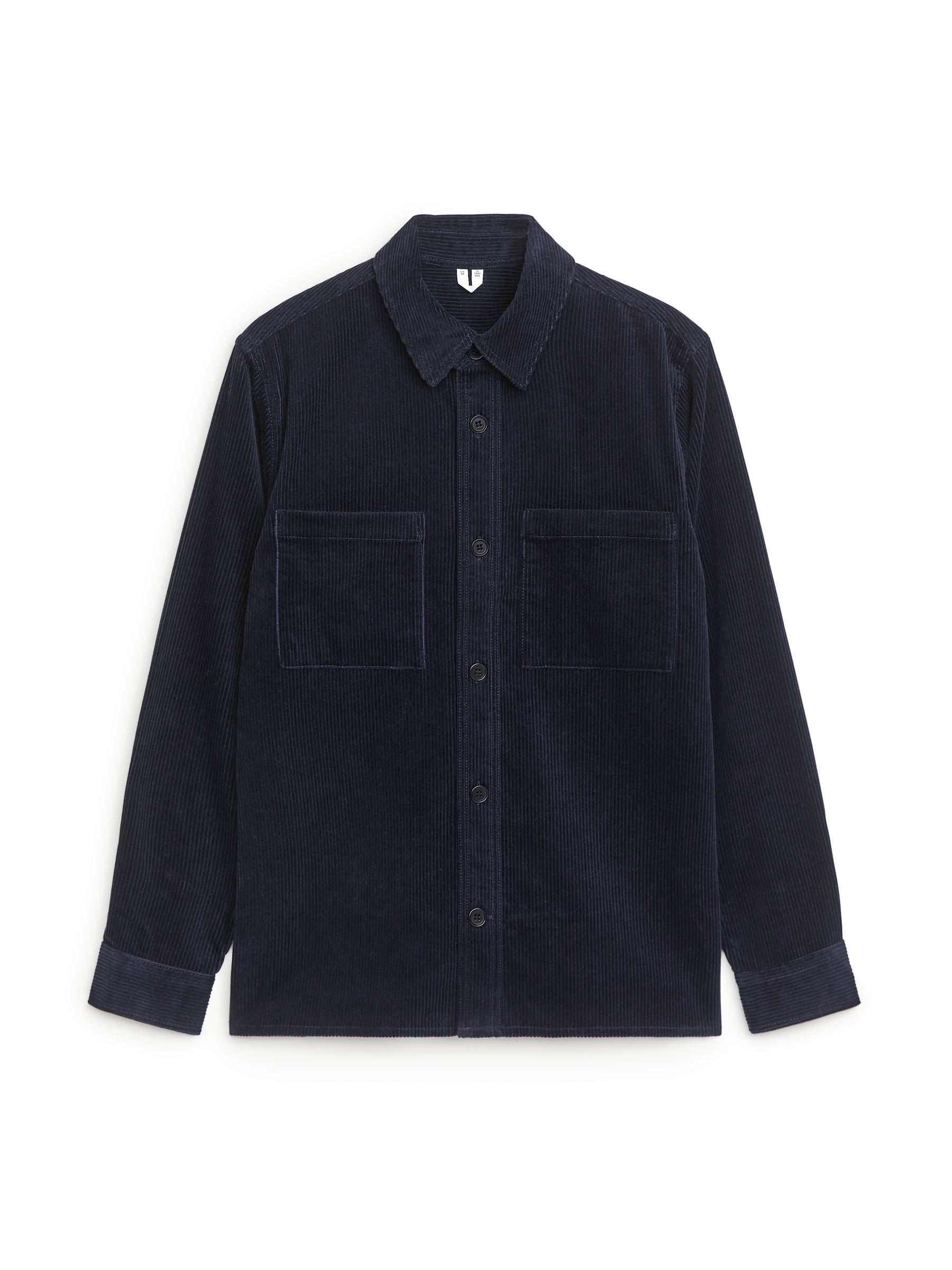 Corduroy Overshirt - Dark Blue - Regular fit - Men - StillMedia/DescriptiveStillLife - 1