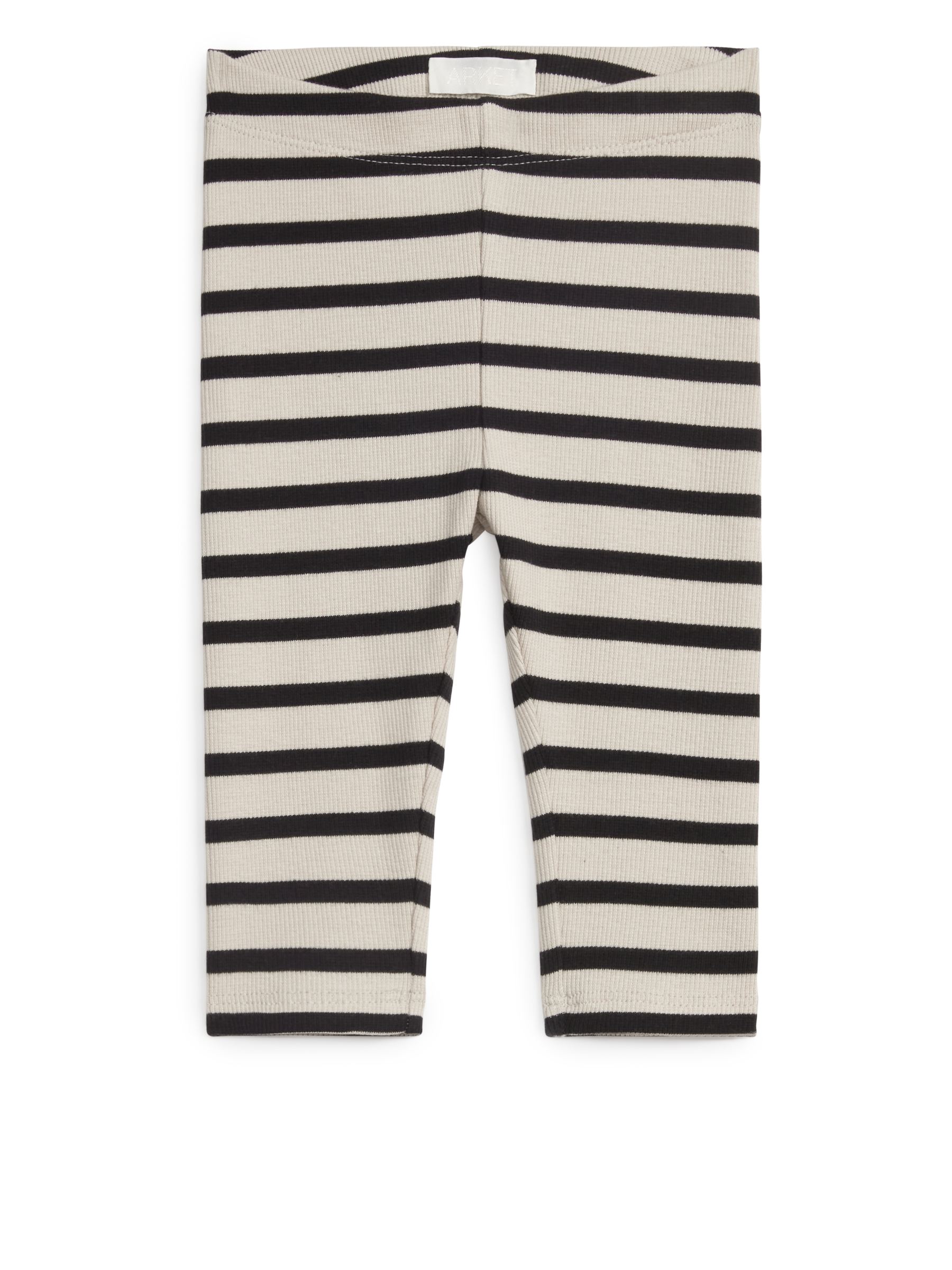 Legginsy w prążki-#C5B9AB-9901