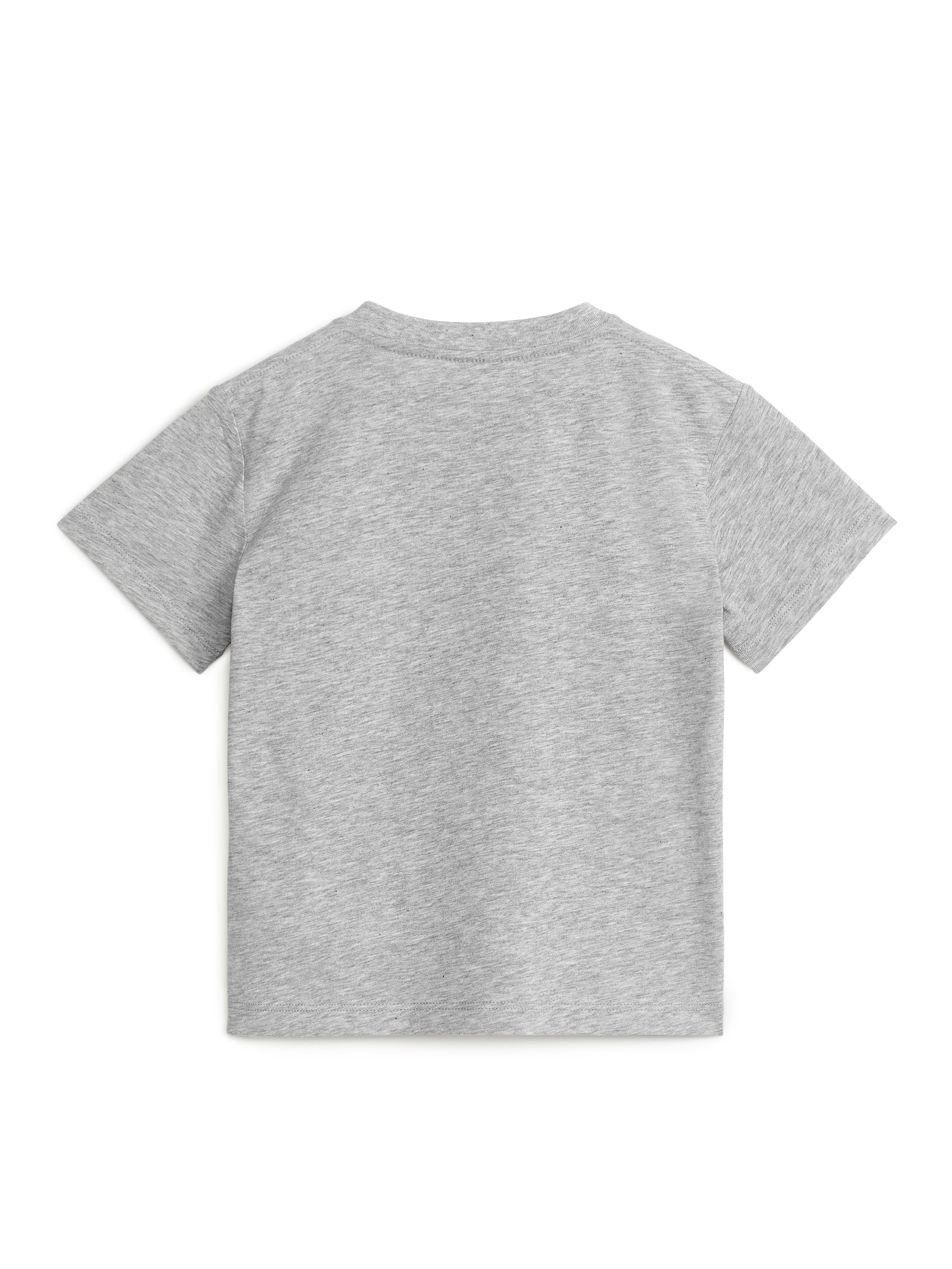Grotere afbeelding bekijken: Crew-Neck T-Shirt - Grey Melange - KINDEREN | H&M BE 2