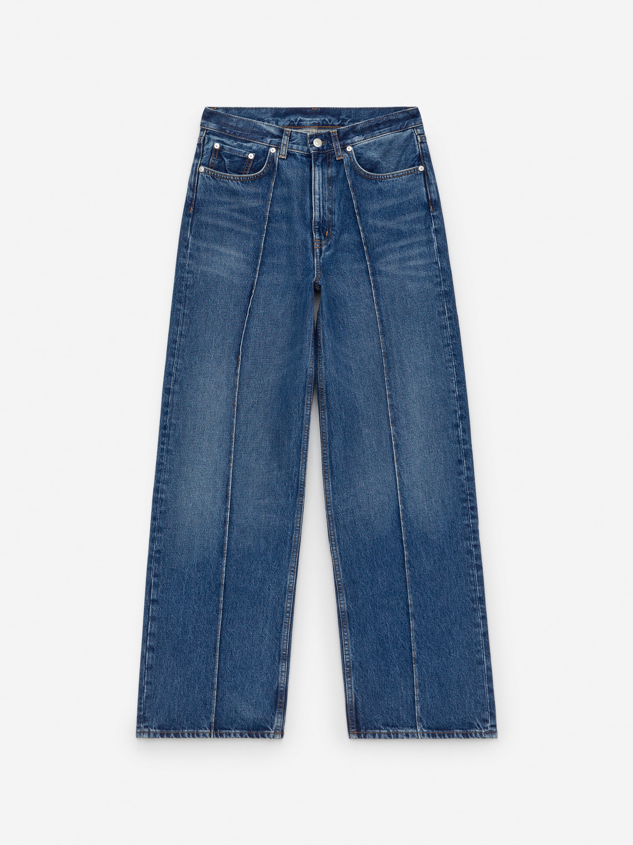 CORAL Wide Jeans-#5F6475-14506