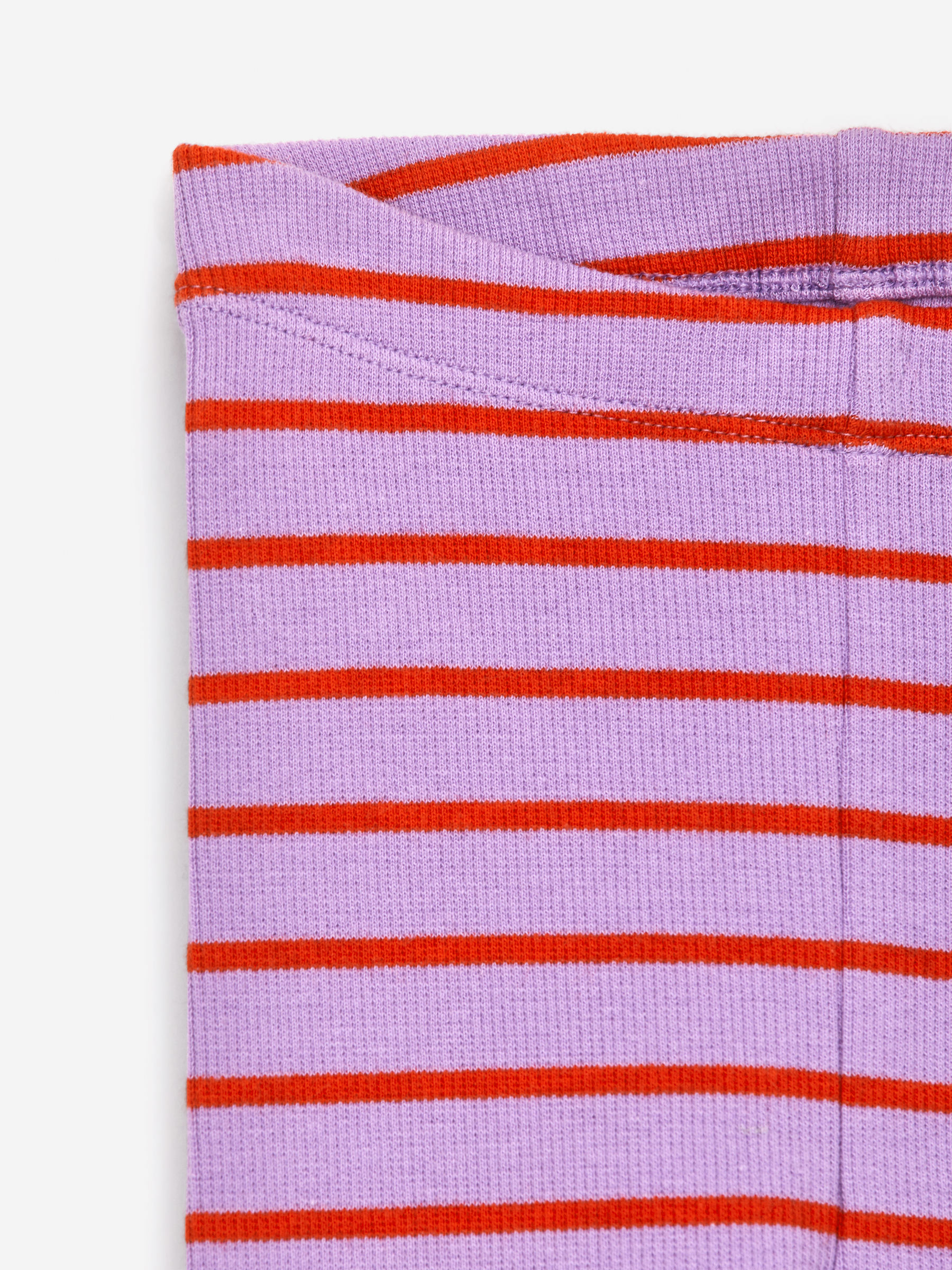 Ribbed Leggings - Lilac/Red - Slim fit - Children - StillMedia/DescriptiveDetail - 2