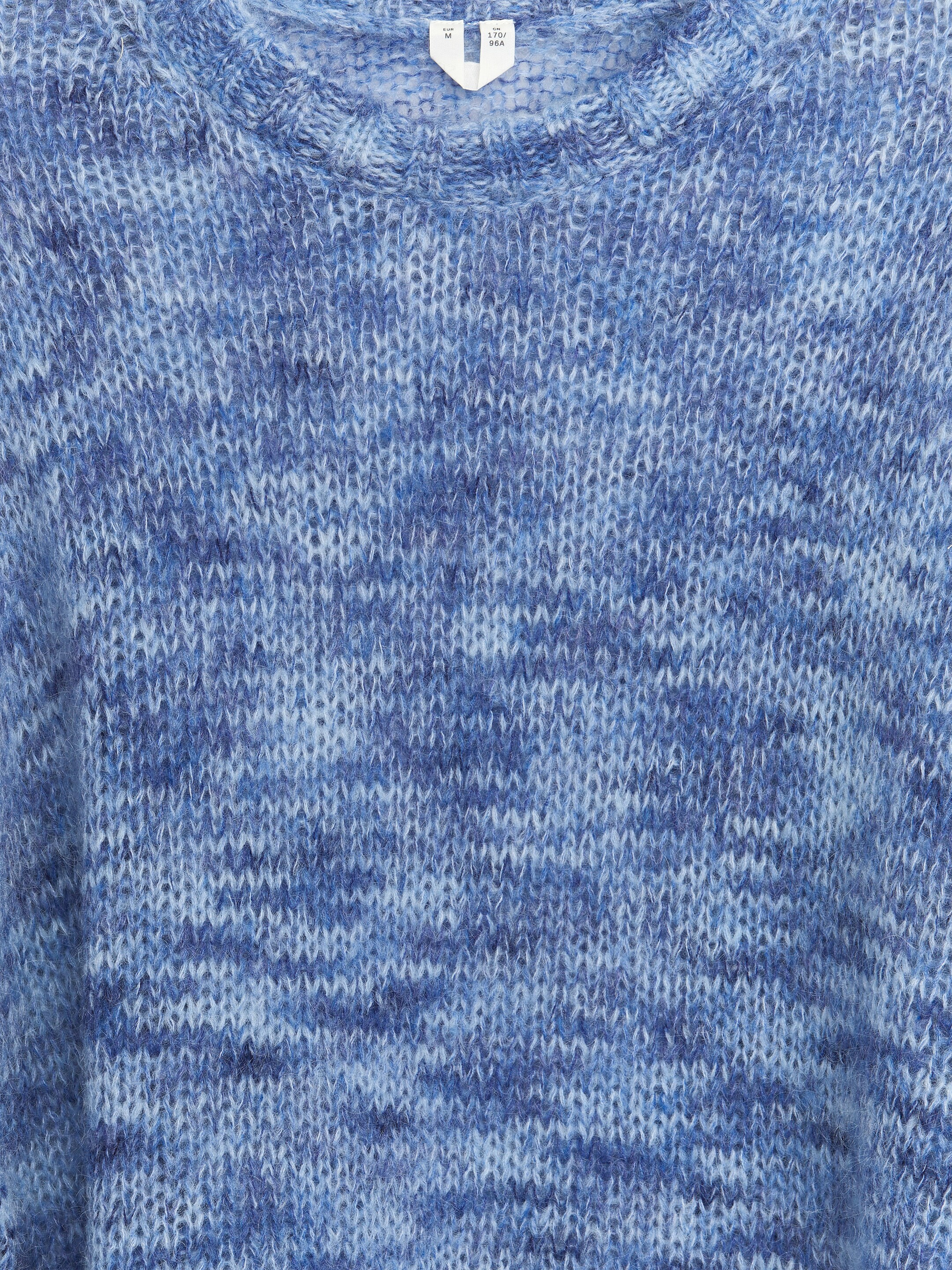 Vis større bilde: Genser i en blanding av mohair og ull - Blå melange - DAME | H&M NO 2