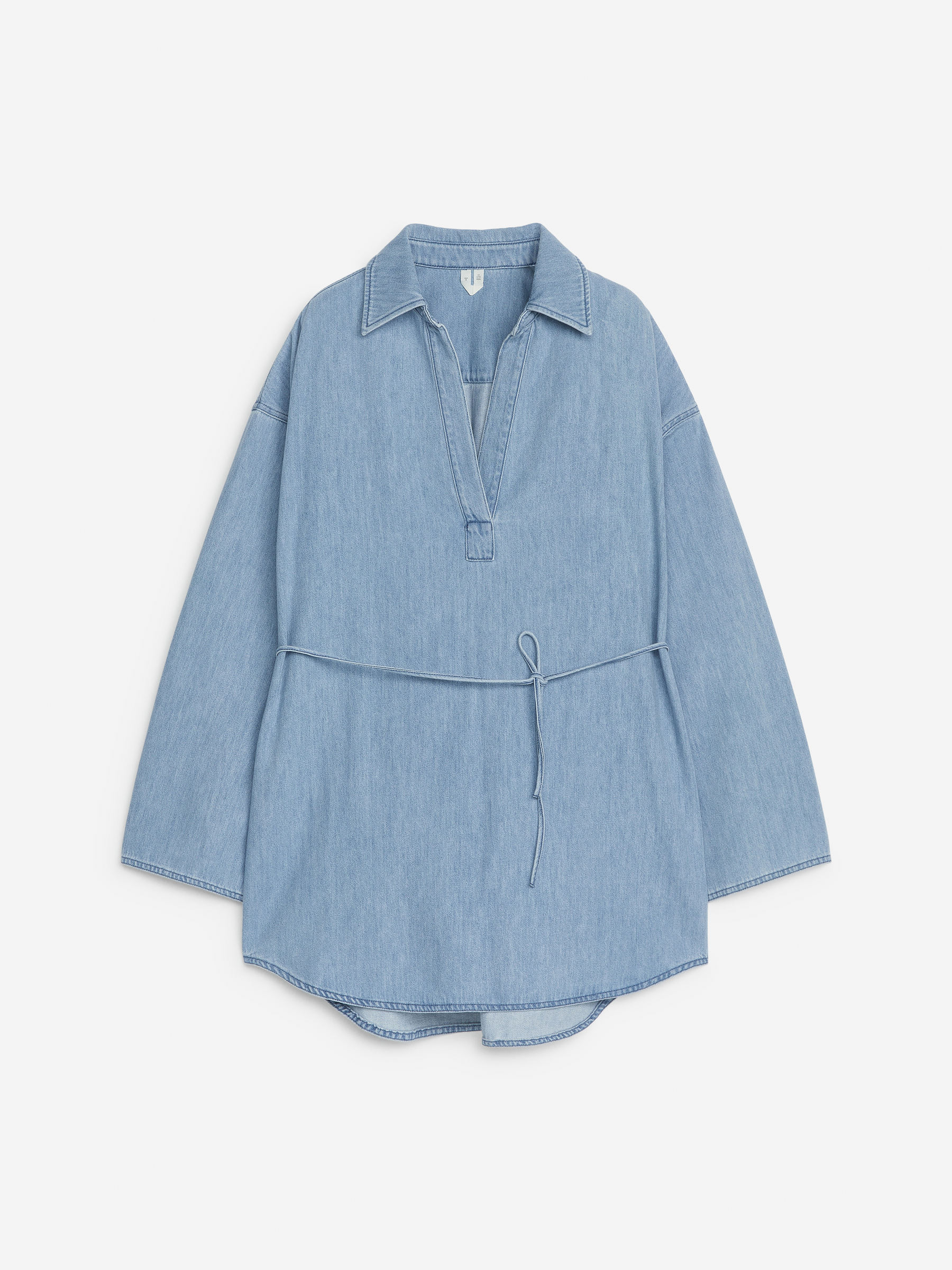 Túnica denim relaxed fit-#96ADD4-13498