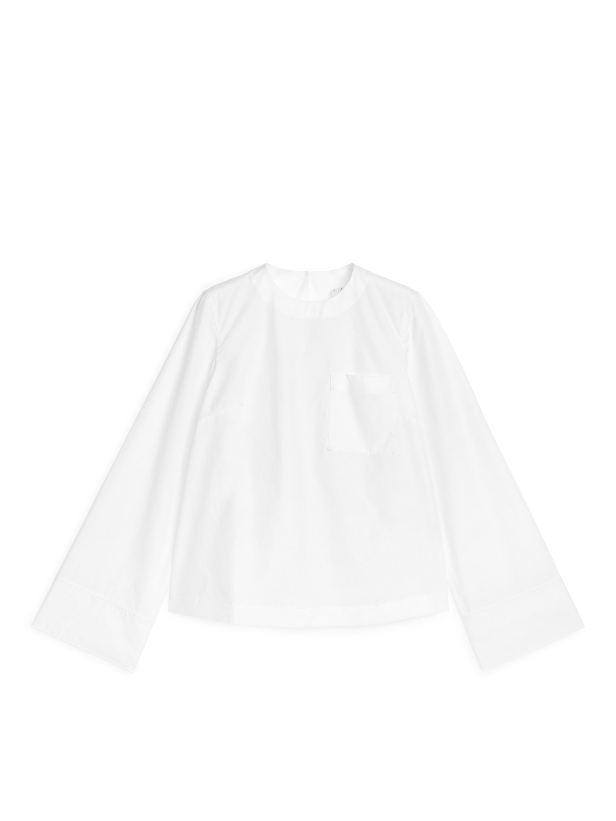 Cotton Blouse-#FFFFFF-11631