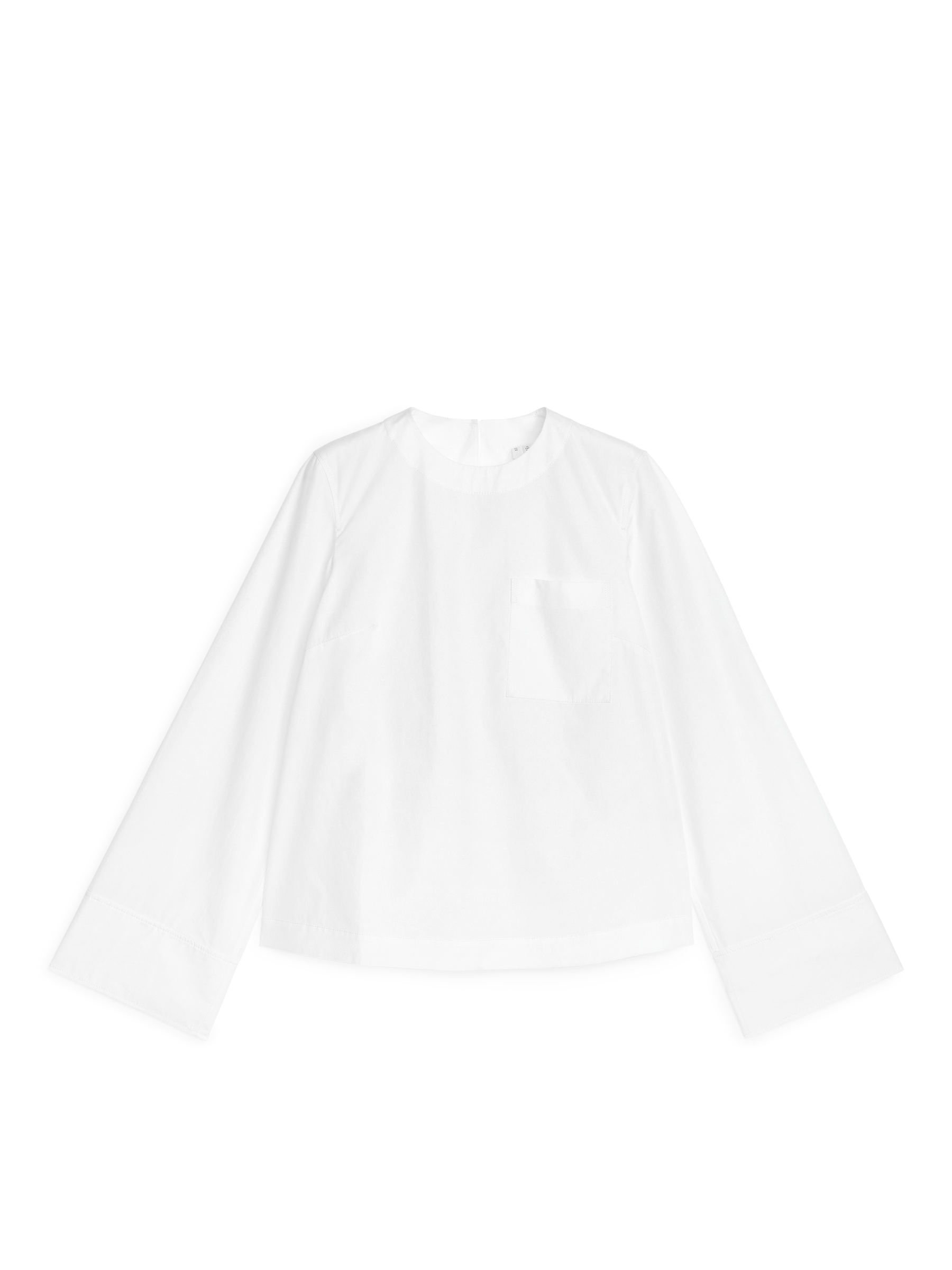 Cotton Blouse-White-11631