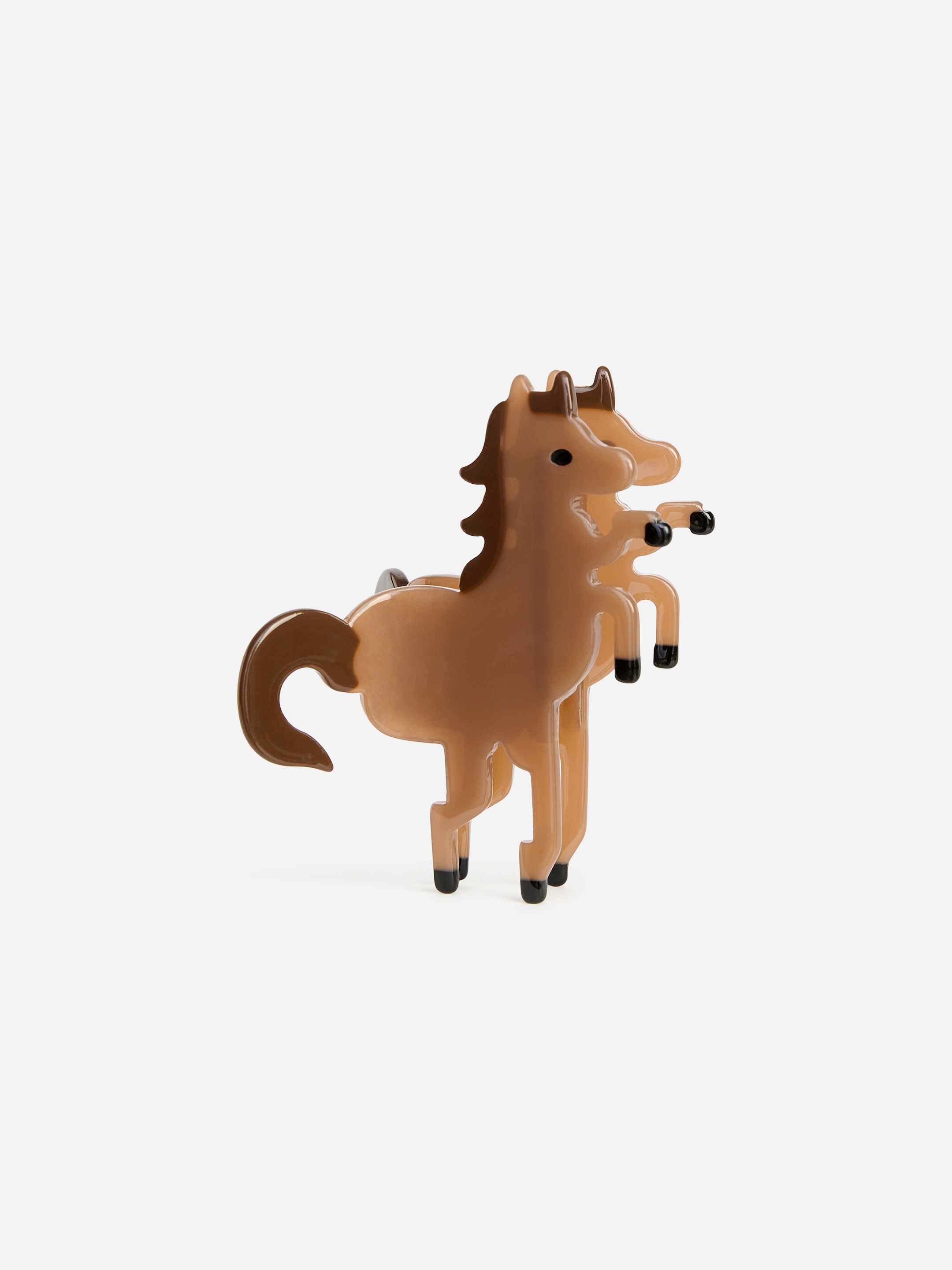 Haarklammer in Tierform-Brown-20797