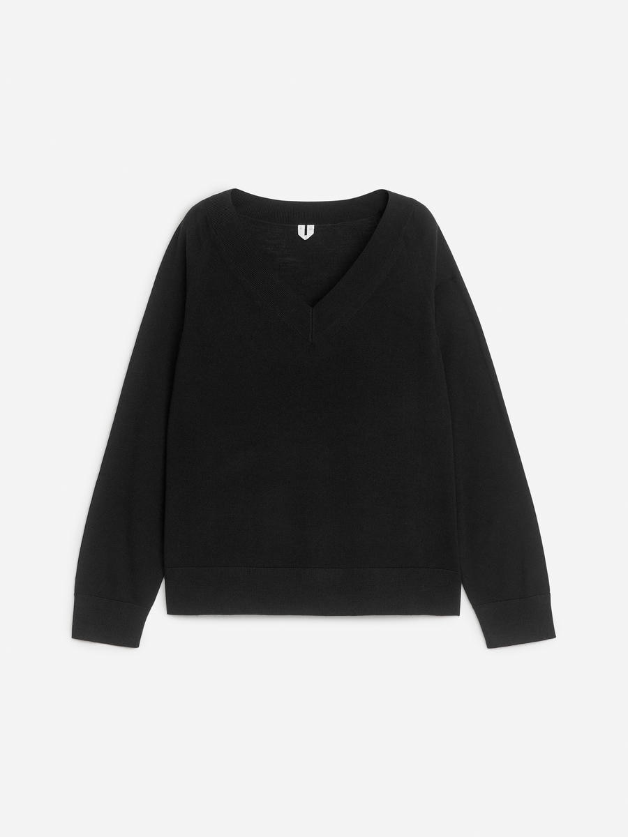 Pull Homme En Laine Mérinos RAGMAN - Col En V, Coupe Intemporelle, 100% Laine